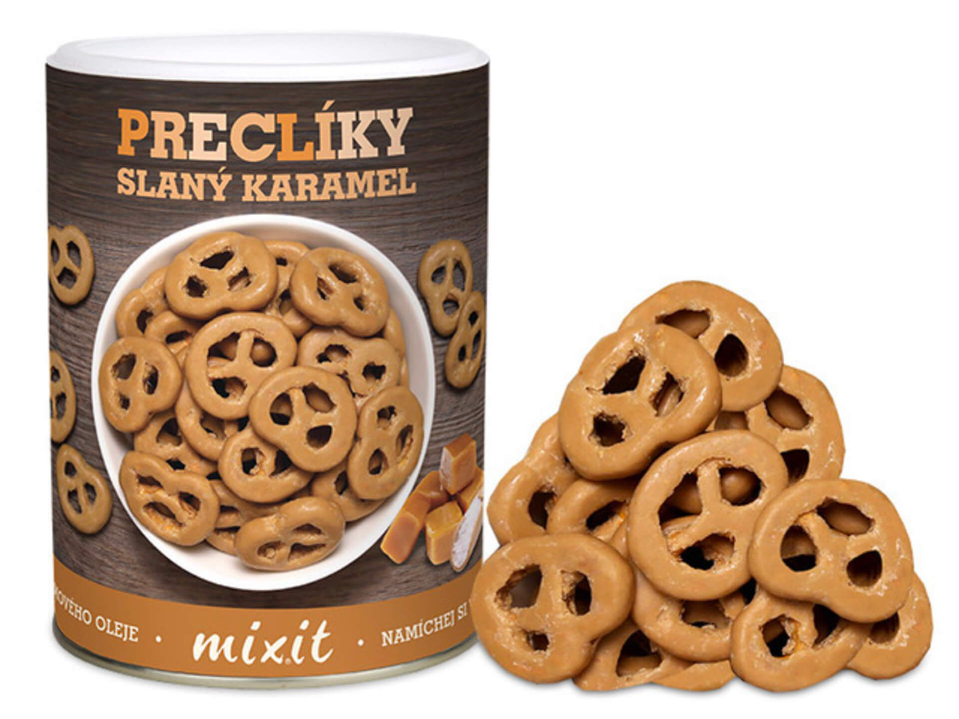 Značka Mixit - Praclíky - Slaný karamel - Mixit - 250g