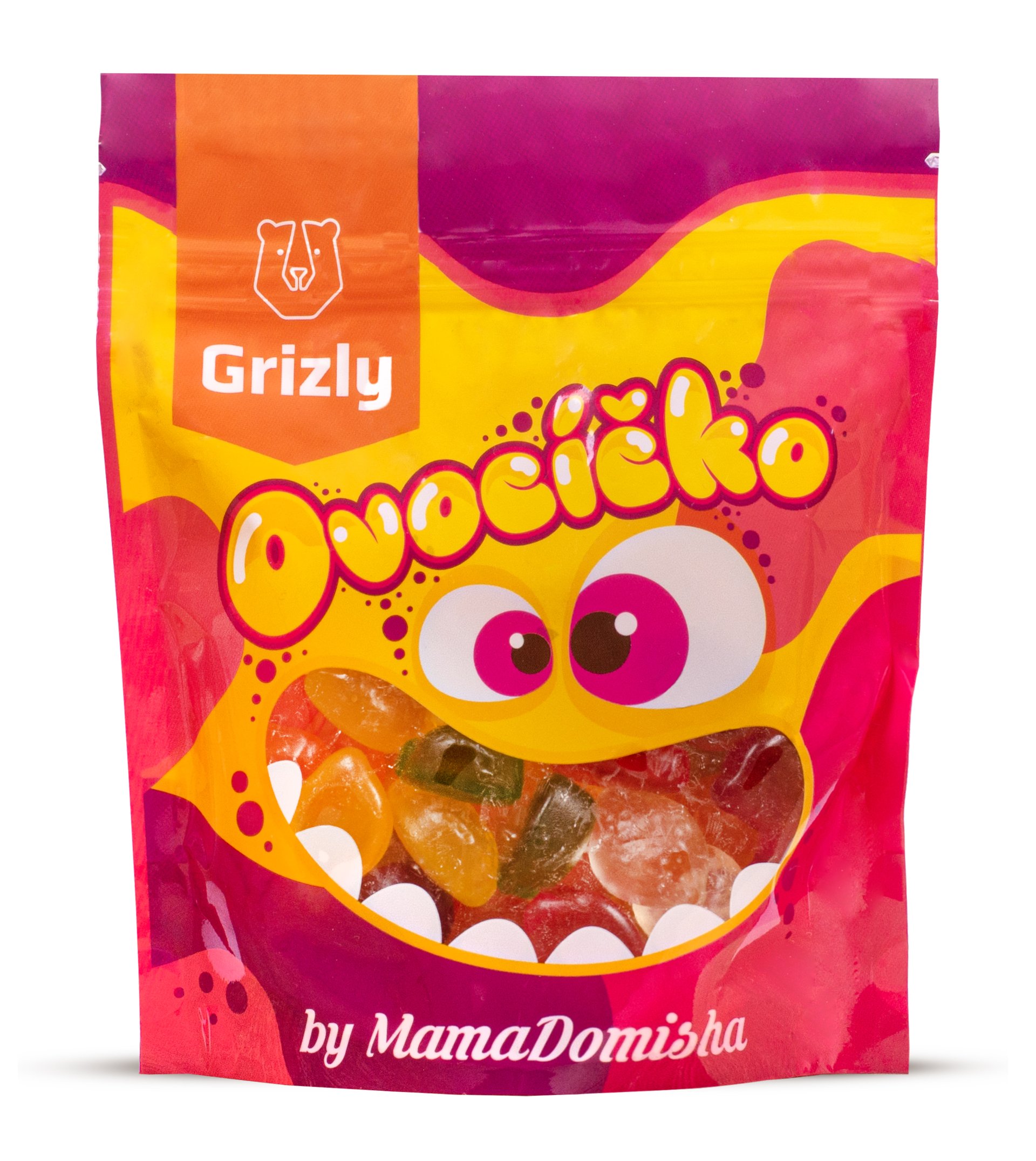 E-shop GRIZLY Ovocíčko želé cukríky so stévií by @mamadomisha 200 g