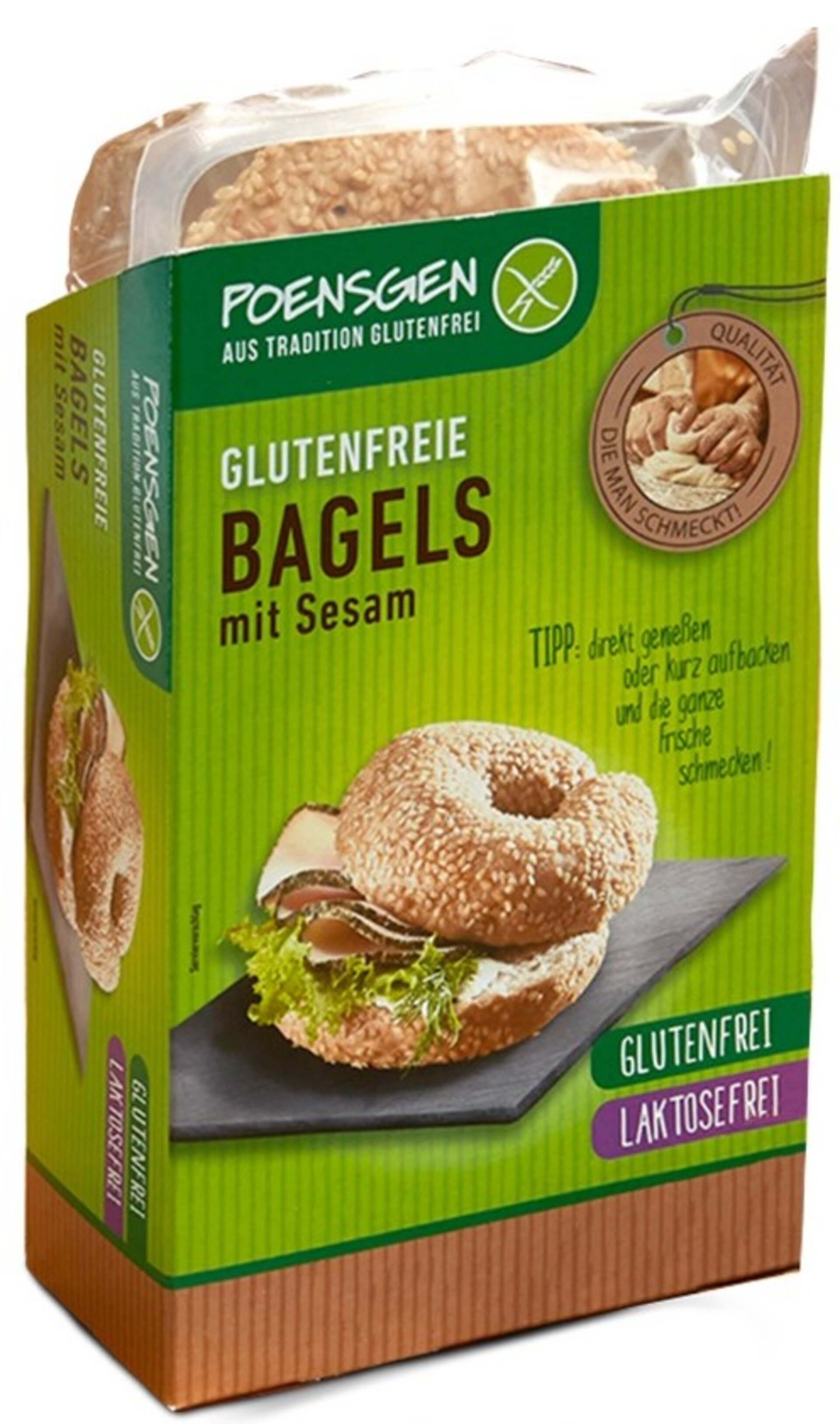 E-shop Poensgen Bagels (krúžky) so sezamom bez lepku a bez laktózy 2x75 g