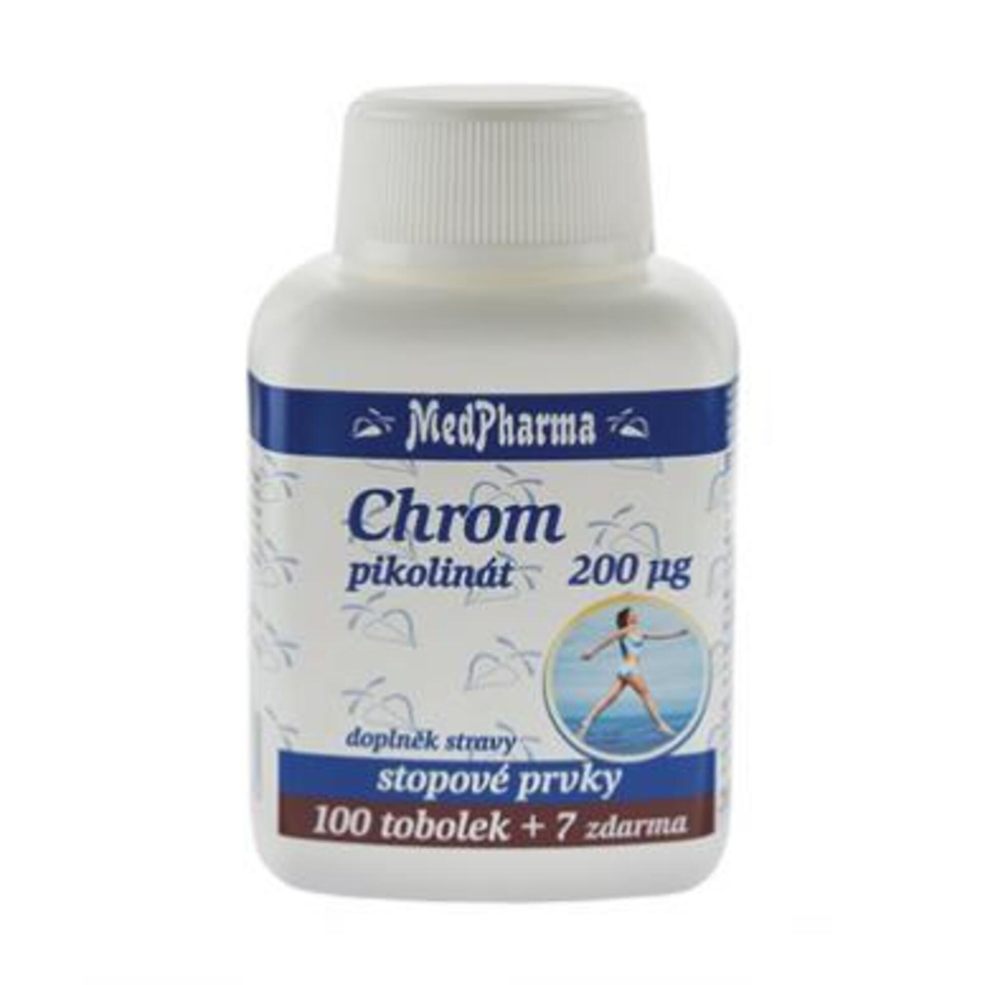 E-shop MedPharma Chróm pikolinát 200 mikrogramov 107 tablet
