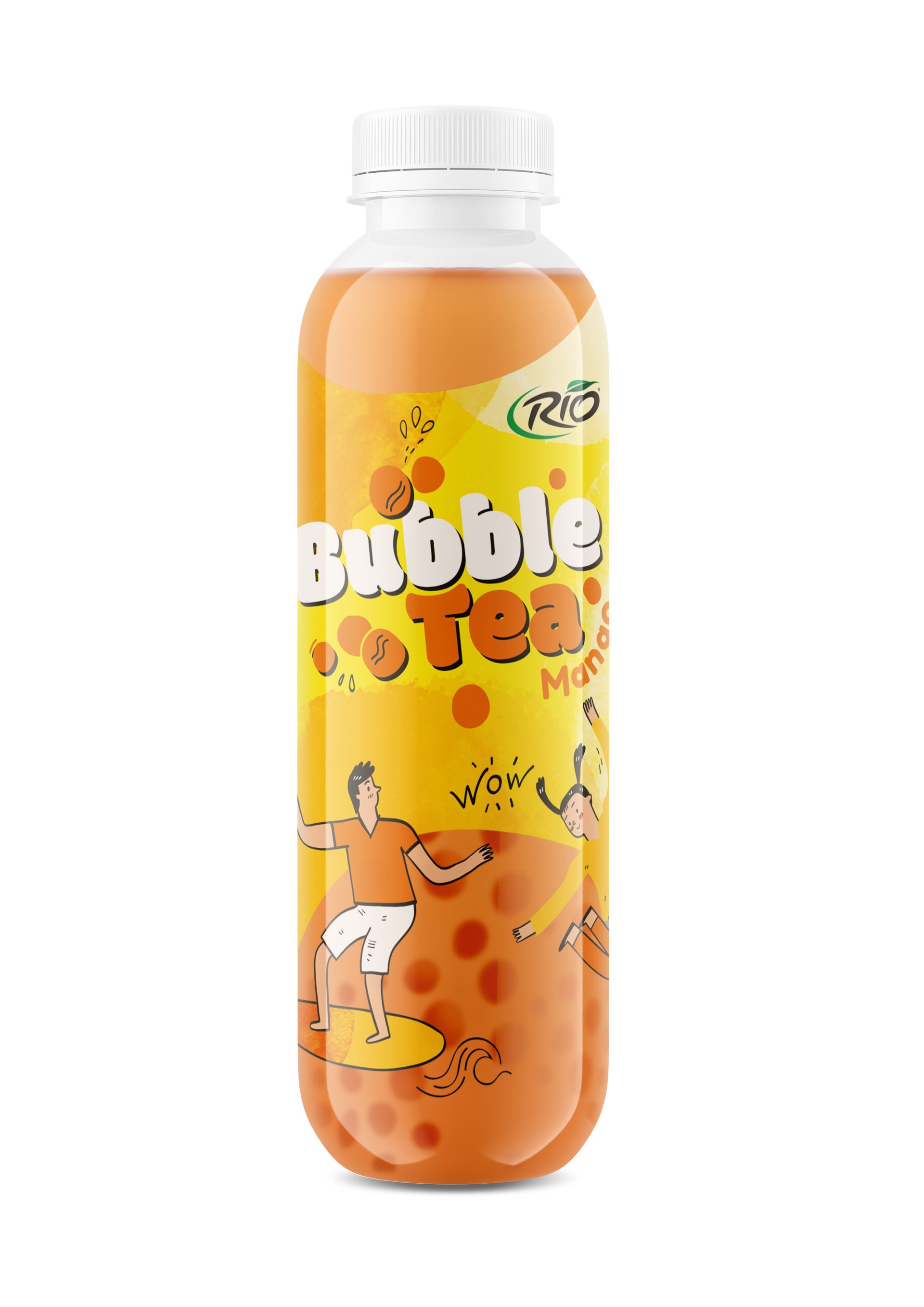 Rio Bubble tea mango PET 400 ml