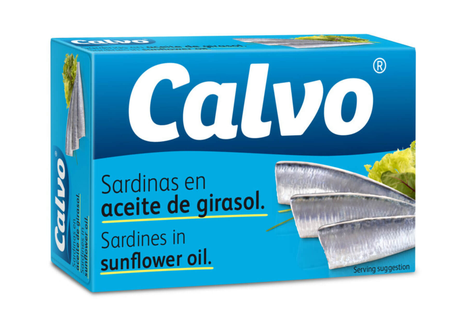 Calvo Sardinky v slnečnicovom oleji 120 g