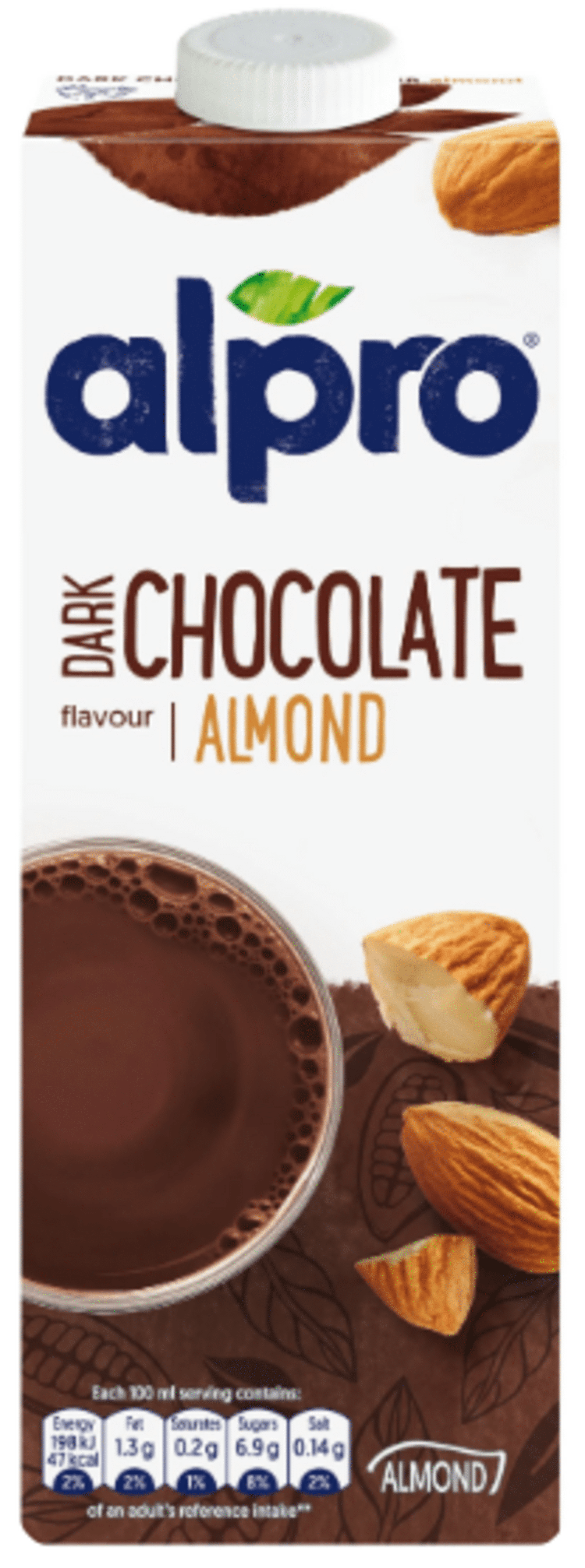 E-shop Alpro Mandľový nápoj s príchuťou horkej čokolády 1000 ml