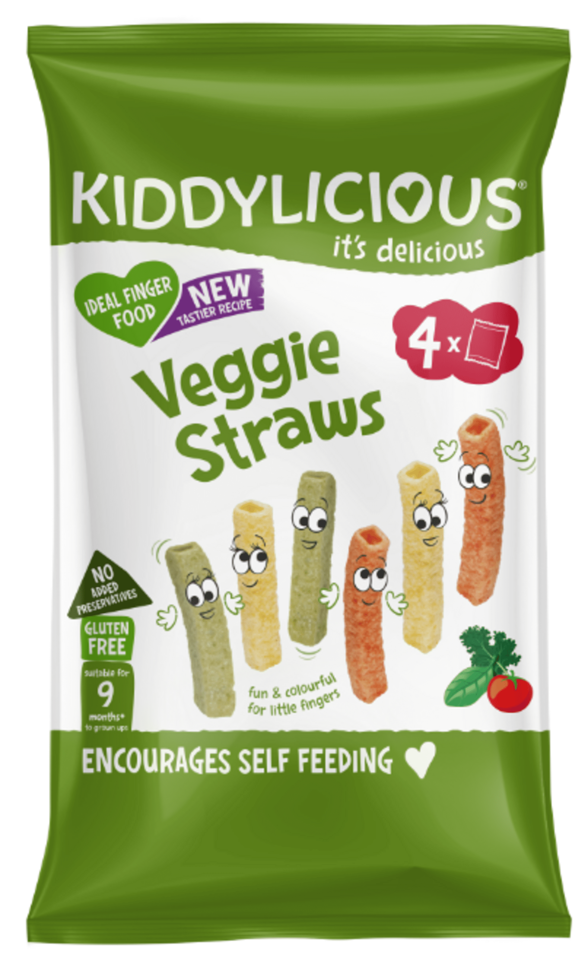 E-shop Kiddylicious Tyčinky zeleninové multipack 4x12 g