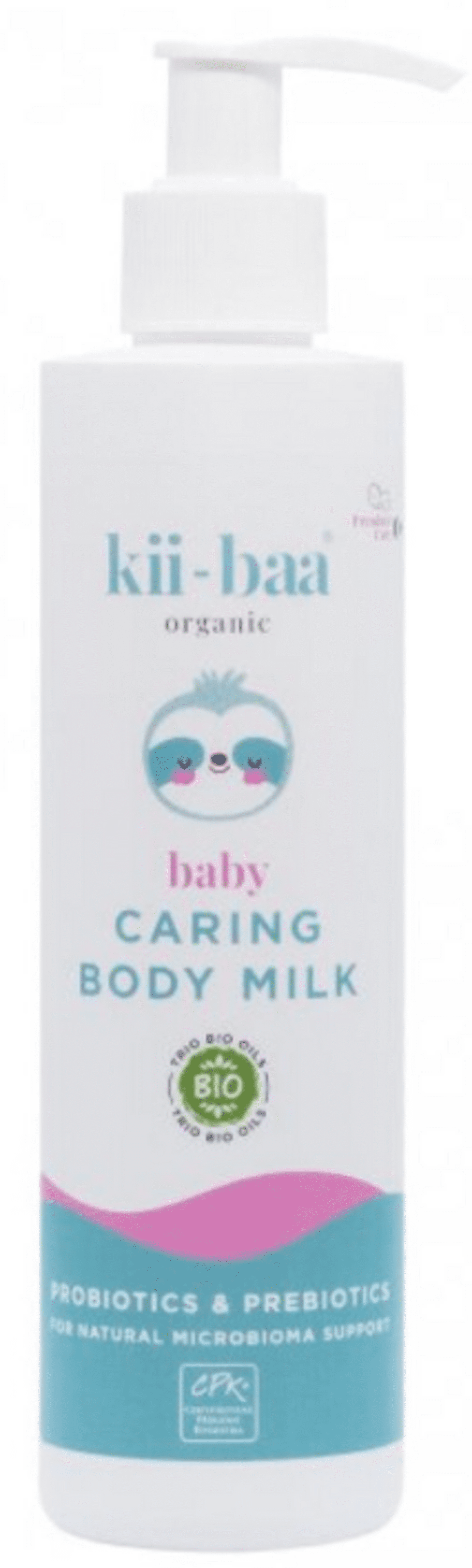 E-shop Kii-baa organic Ošetrujúce telové mlieko 0+ s pre a prebiotikami 250 ml