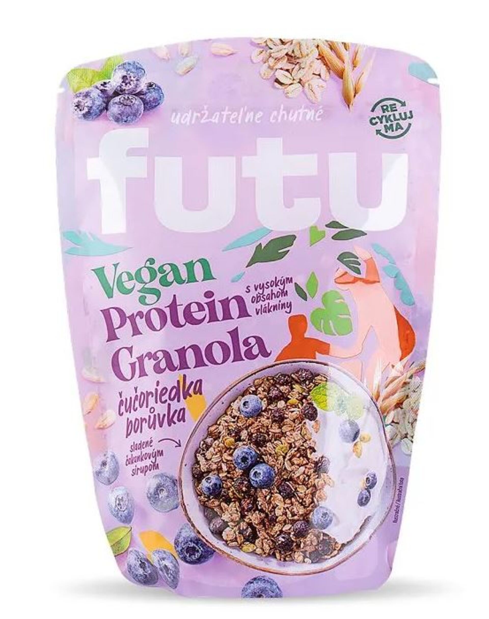 E-shop Futu Proteínová granola s čučoriedkami vegan 350 g
