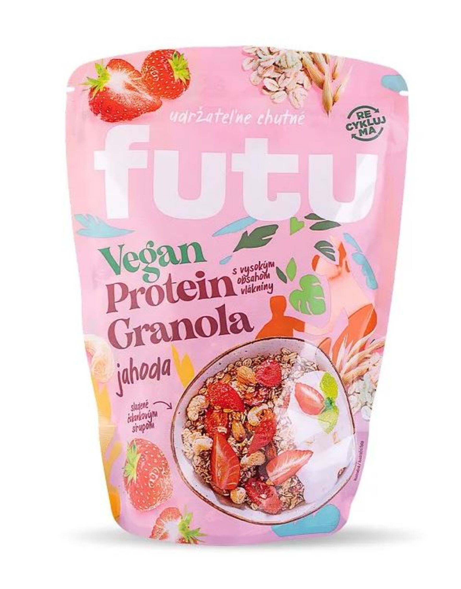 E-shop Futu Proteínová granola s jahodami vegán 350 g