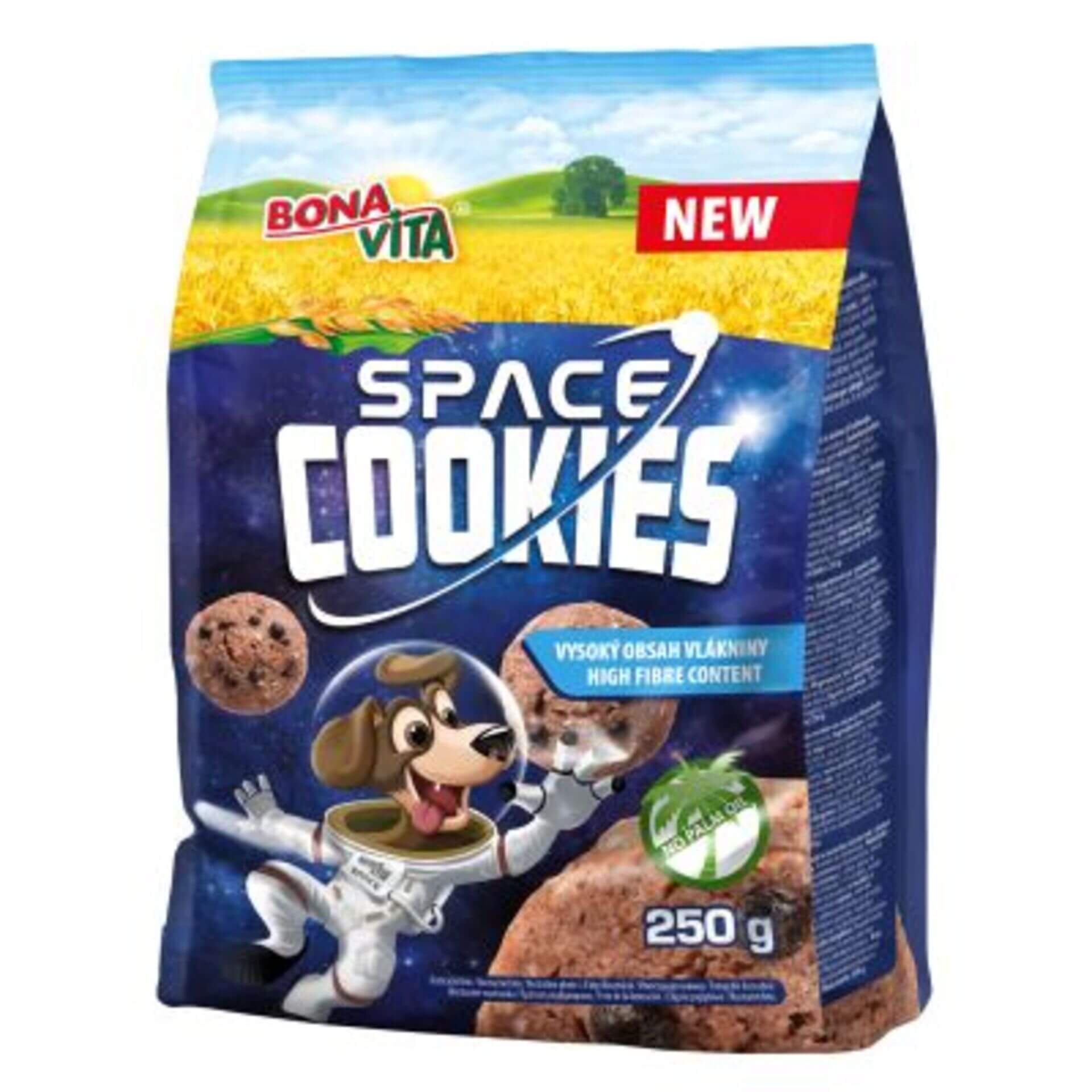 E-shop Bonavita Detské cereálie Space cookies 250 g