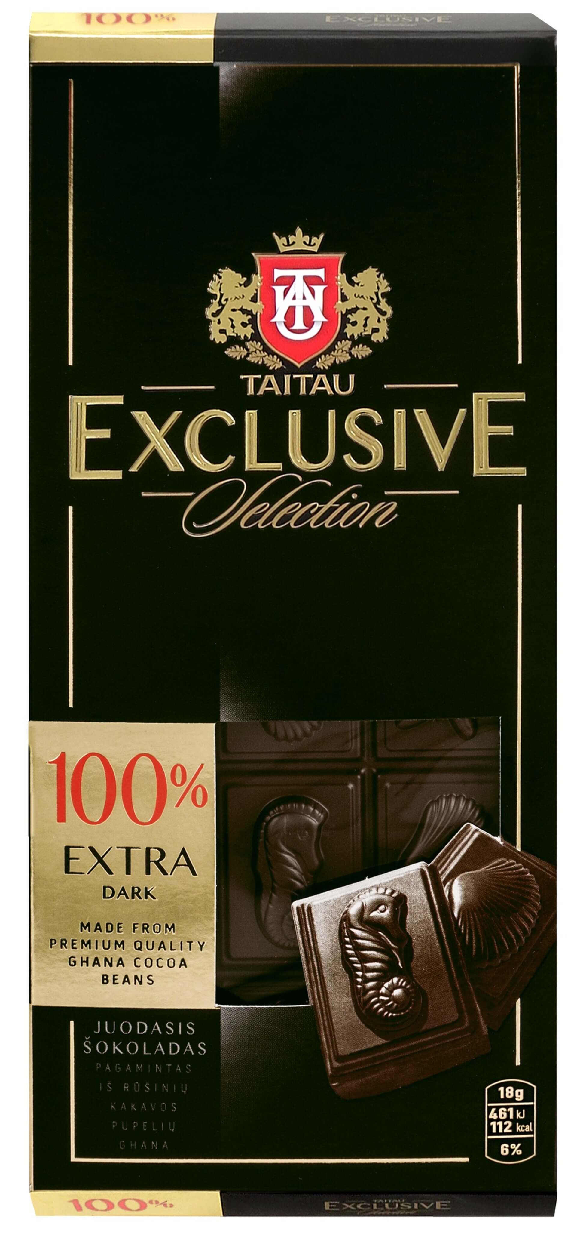 Taitau Exclusive Selection Horká čokoláda 100% 90 g