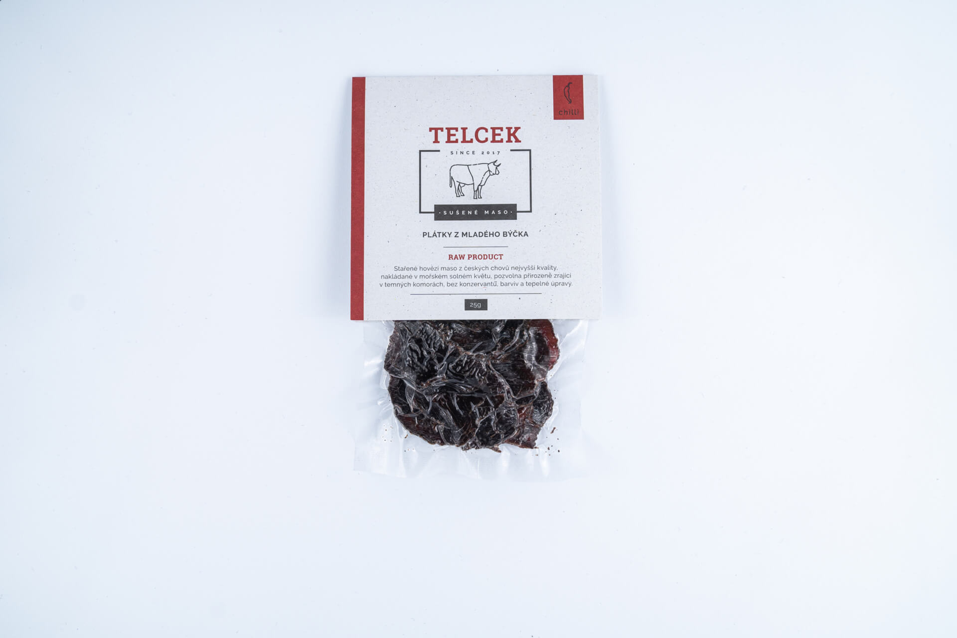 E-shop Telcek Hovädzie mäso sušené chilli 25 g