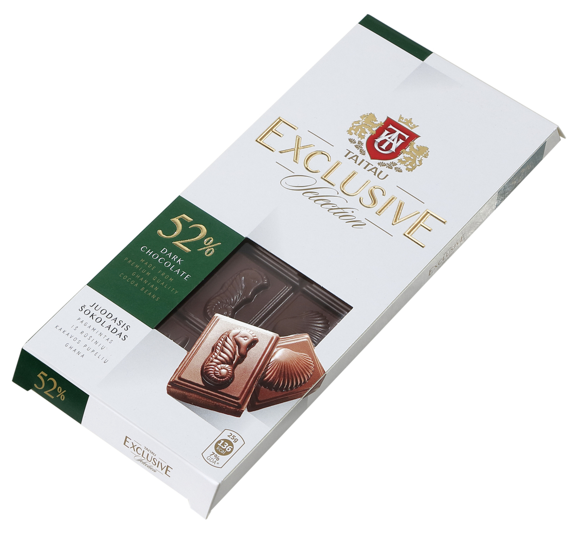 E-shop Taitau Exclusive Selection Horká čokoláda 52% 100 g