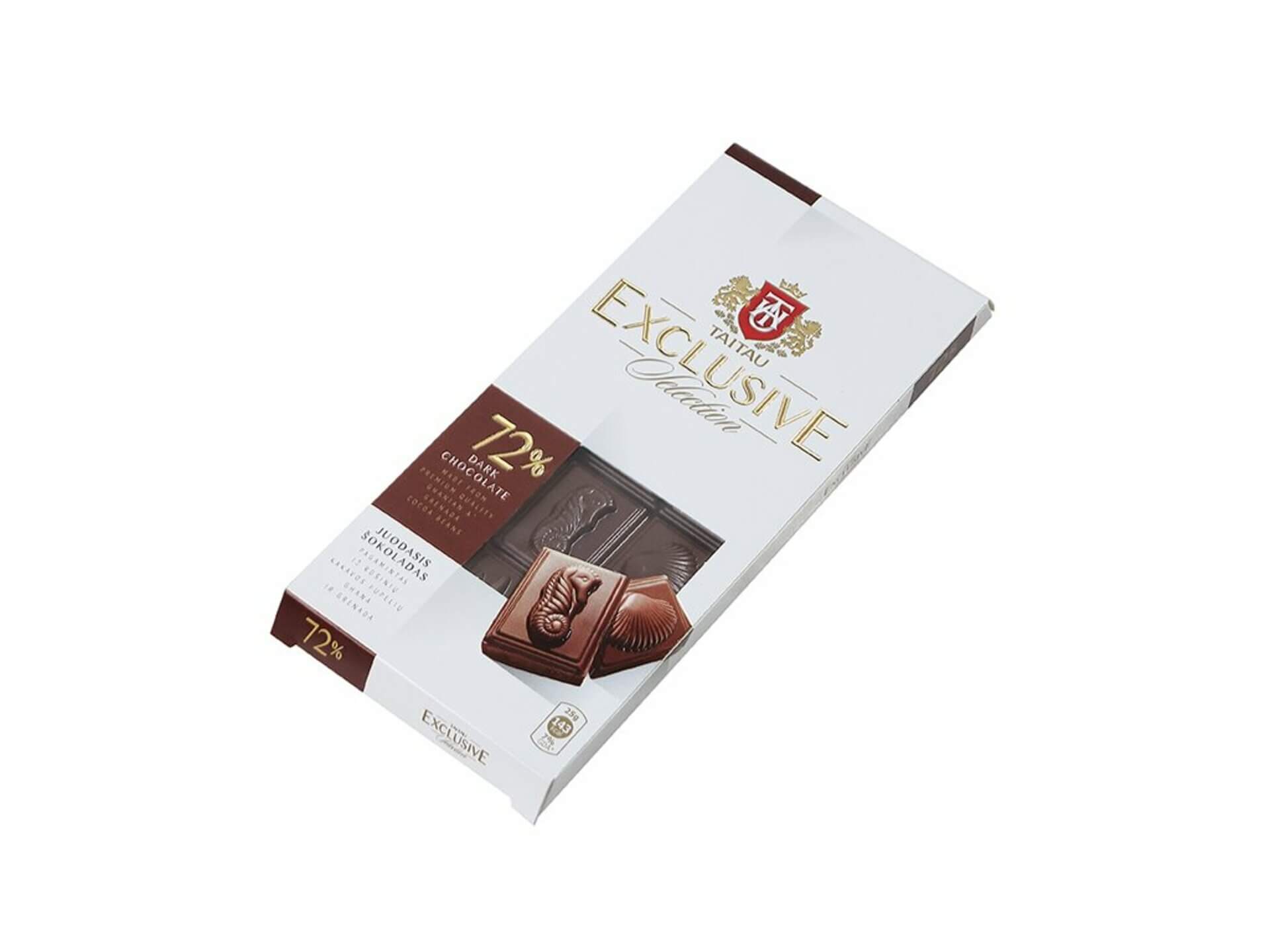 E-shop Taitau Exclusive Selection Horká čokoláda 72% 100 g