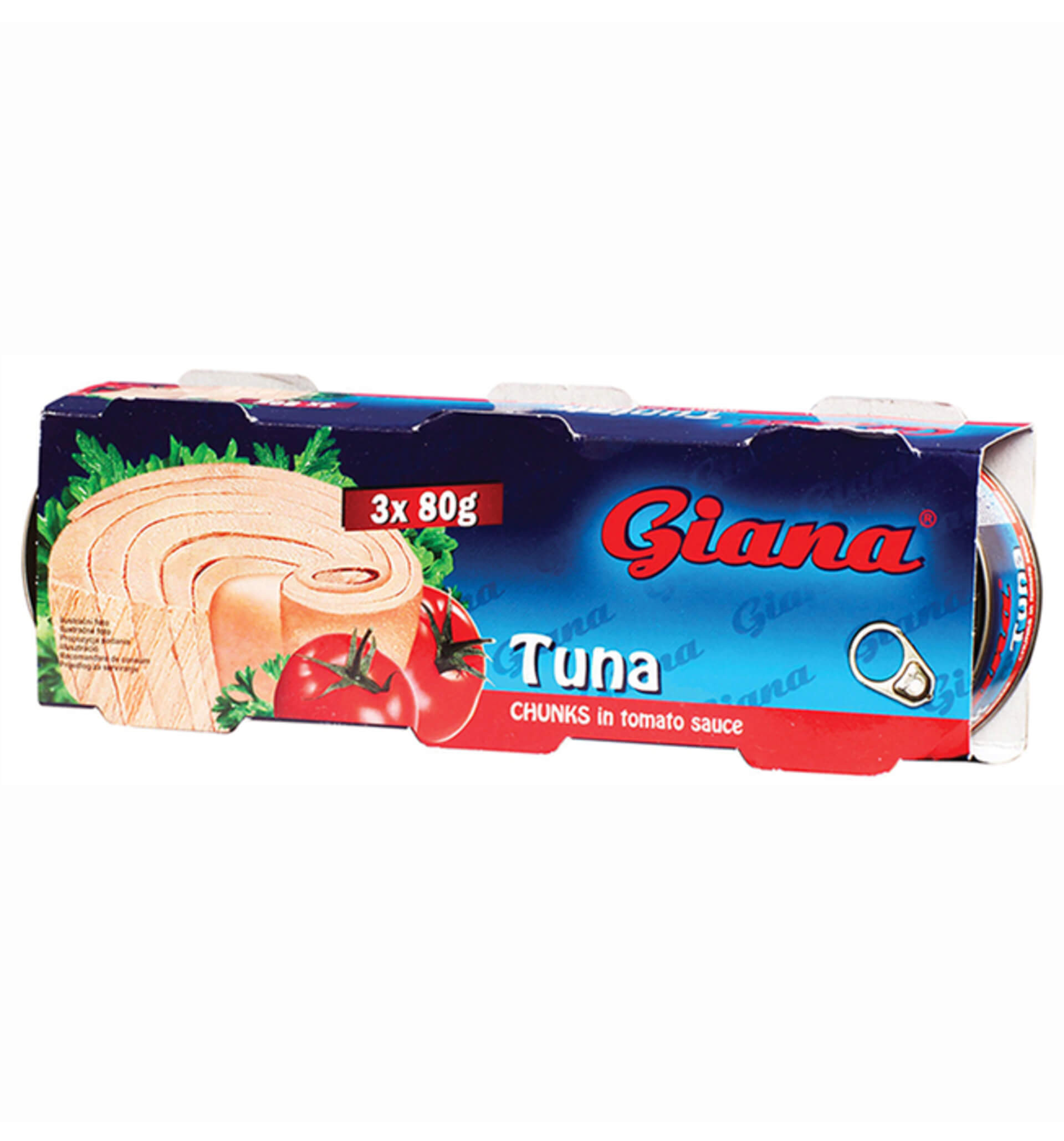 E-shop Giana Tuniak kúsky v paradajkovej omáčke 3 x 80 g