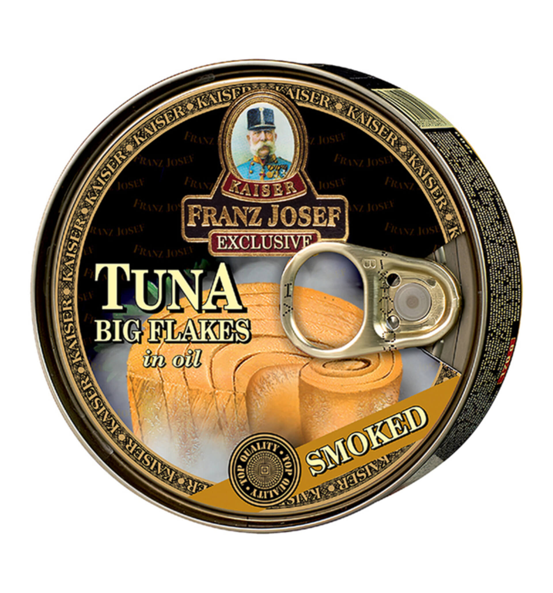 Franz Josef Kaiser Tuniak kúsky v slnečnicovom oleji s údenou príchuťou 170 g