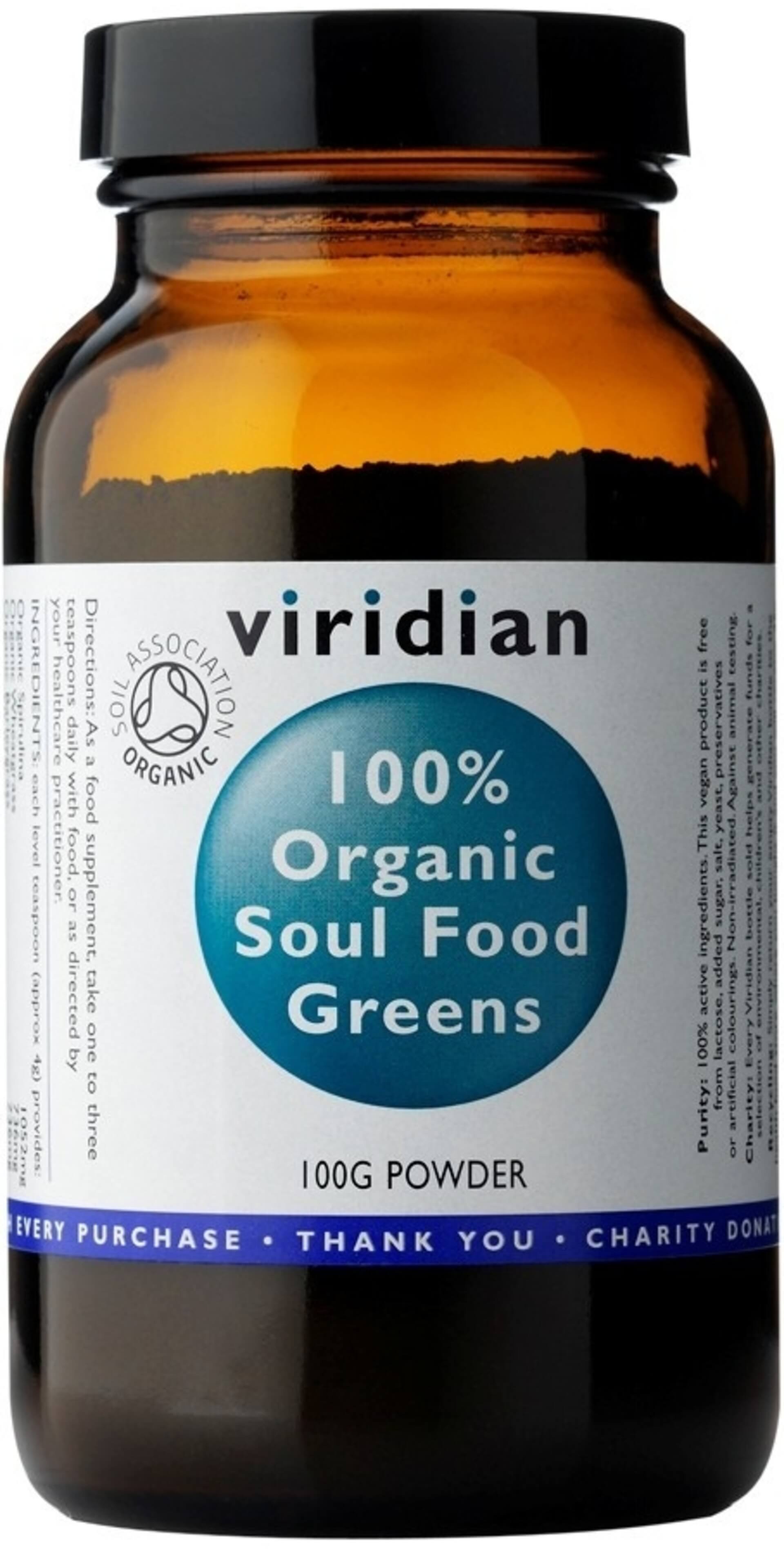 E-shop Viridian 100% Organic Soul Food Greens 100 g