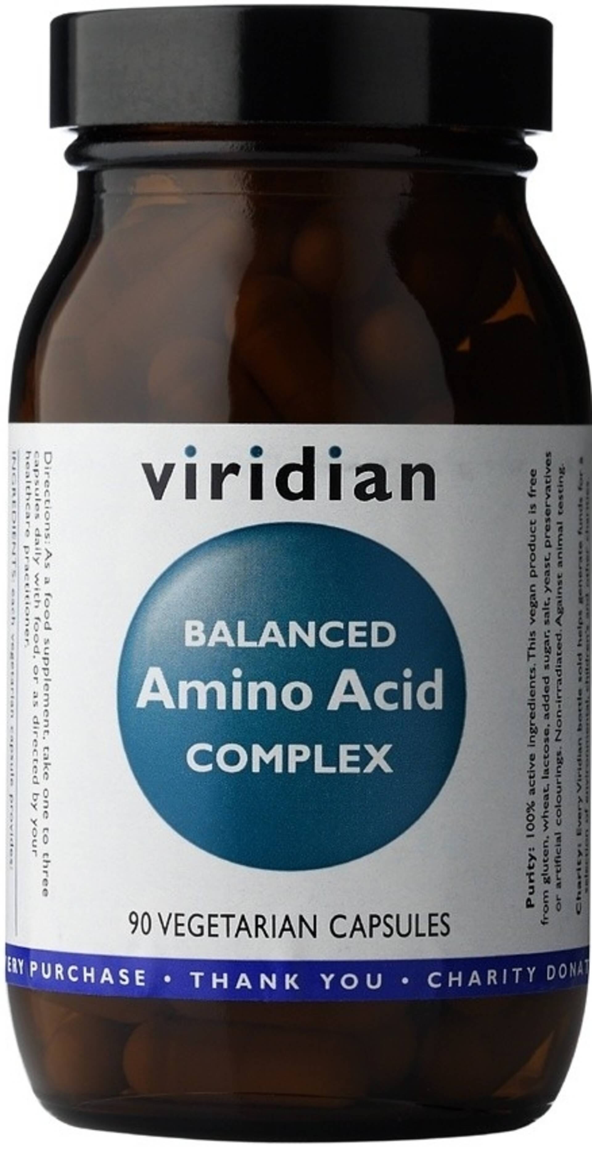 E-shop Viridian Balanced Amino Acid Complex 90 kapsúl