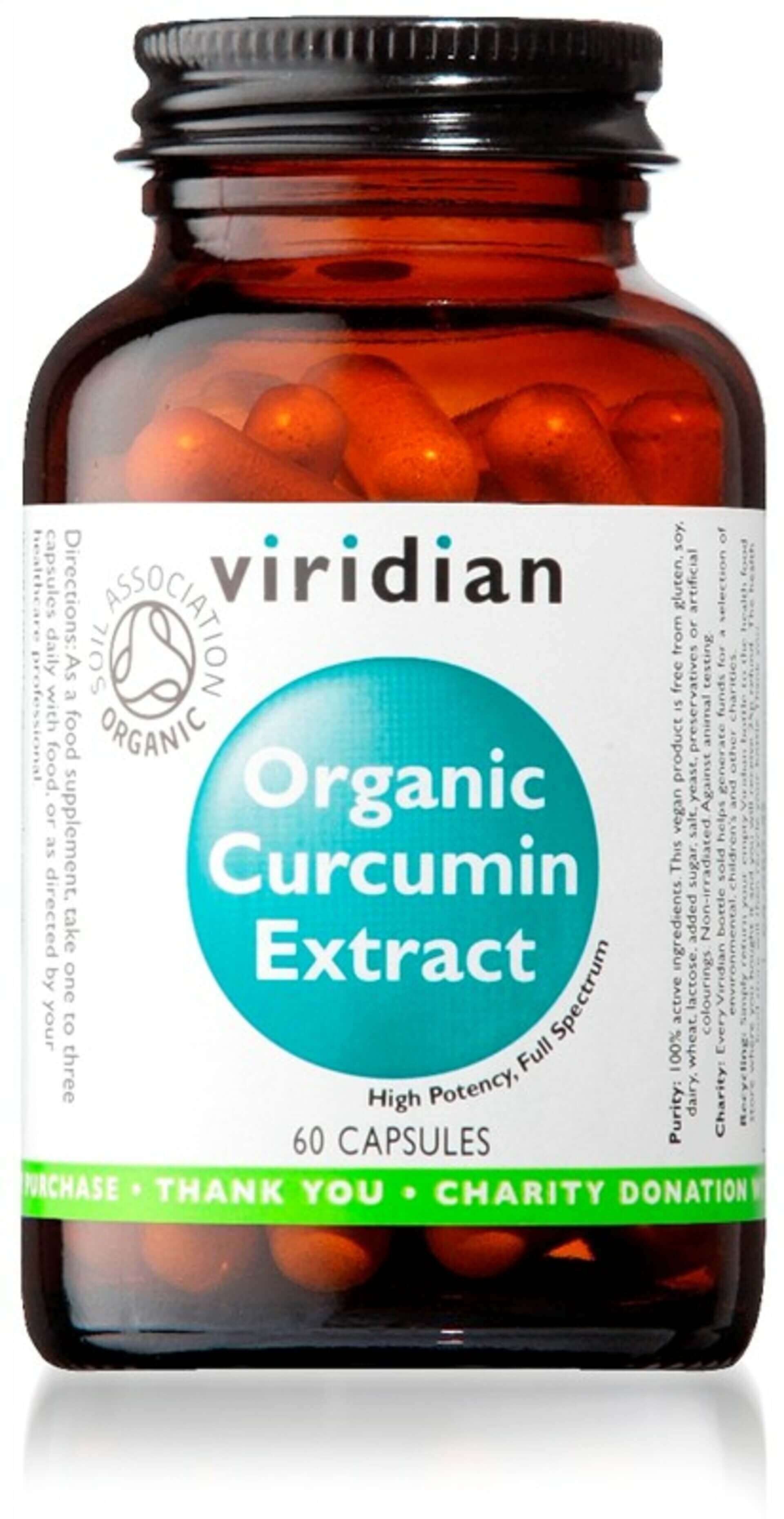 E-shop Viridian Curcumin extract organic 60 kapslí