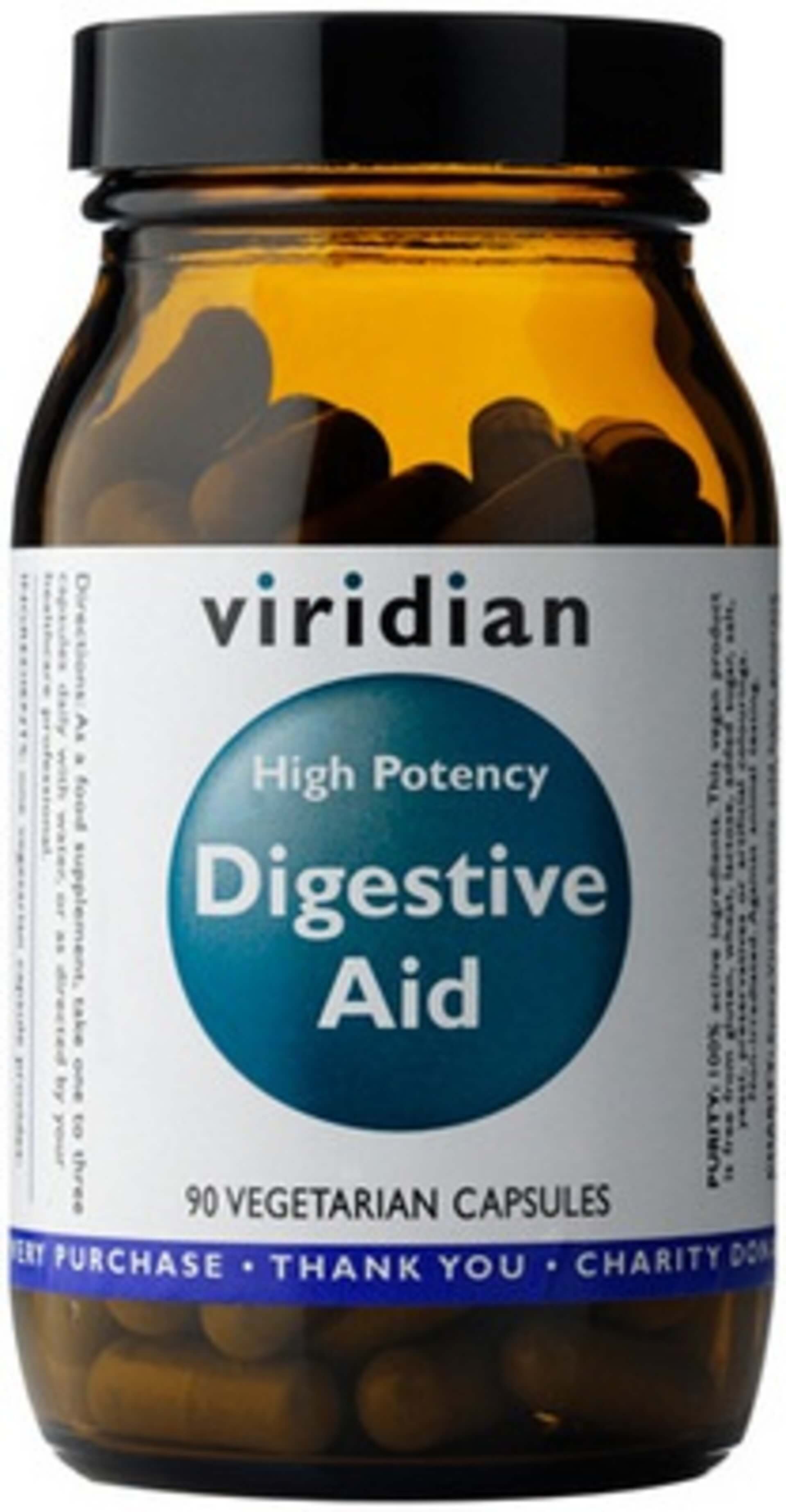 E-shop Viridian High Potency Digestive Aid 90 kapslí
