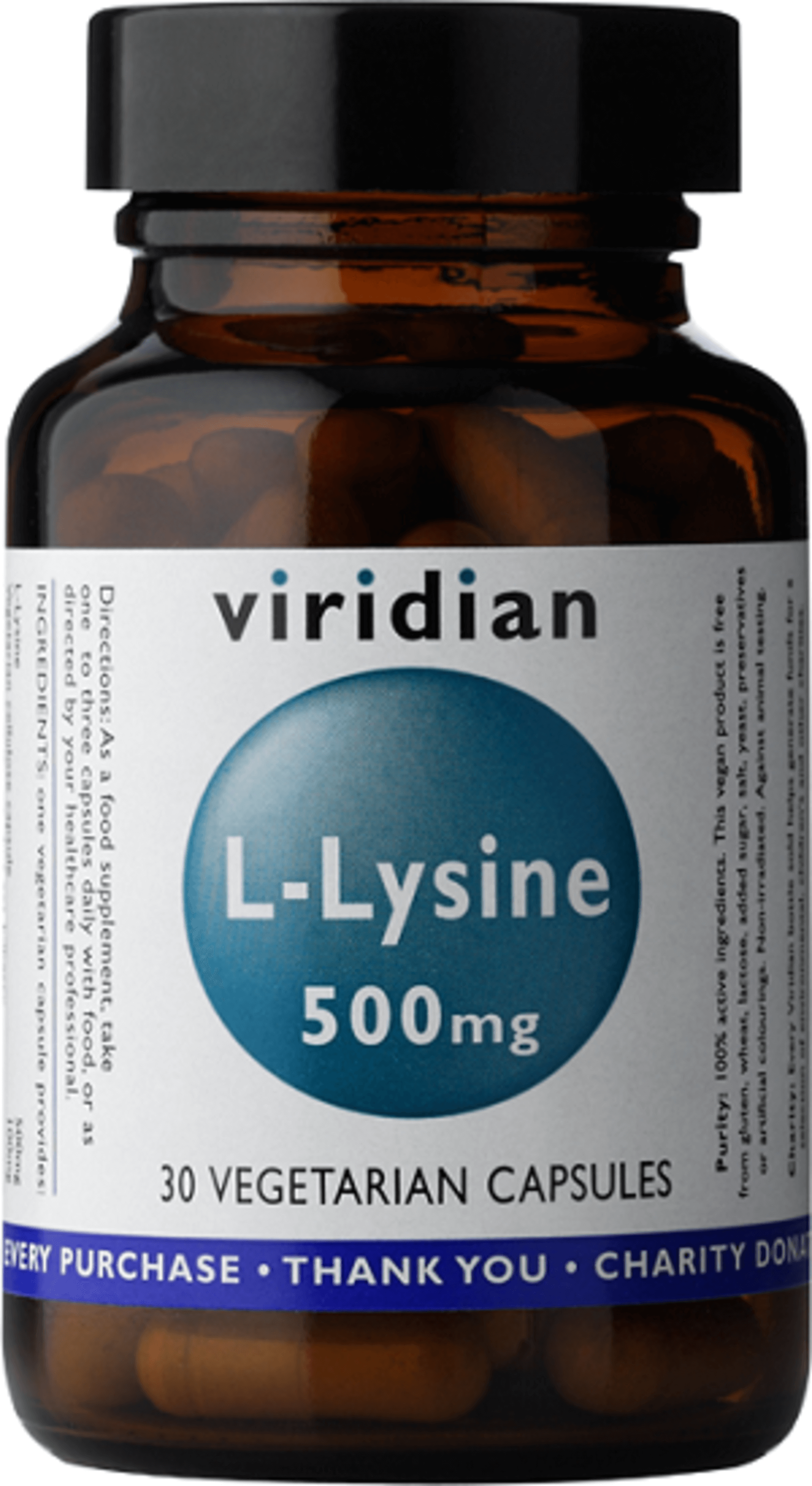 E-shop Viridian L-Lysine 90 kapslí