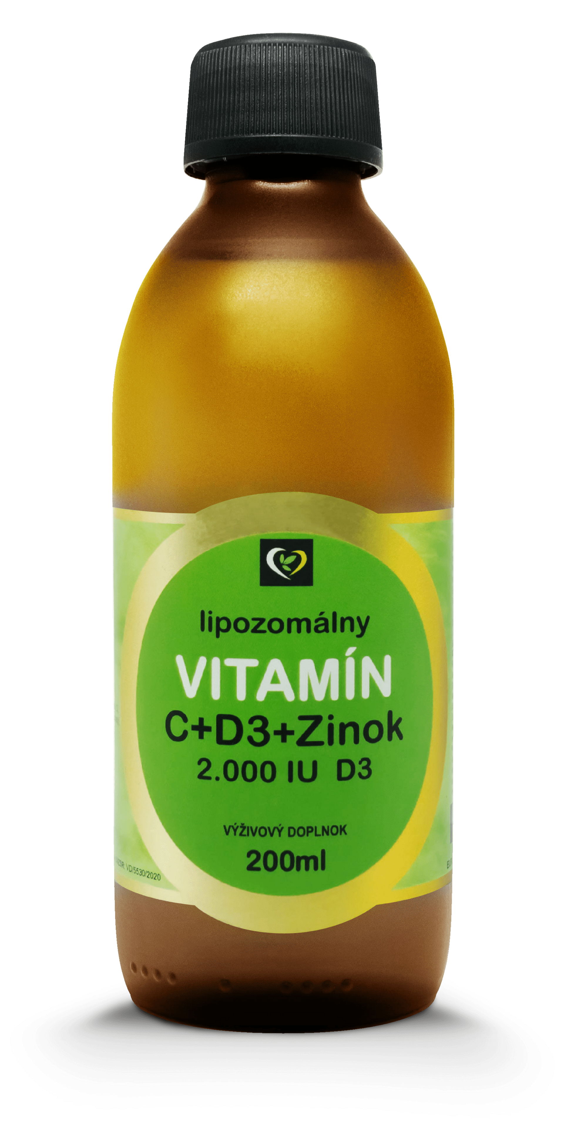 Zdravý Svet Lipozomálny vitamín C+D3+Zinok 200 ml