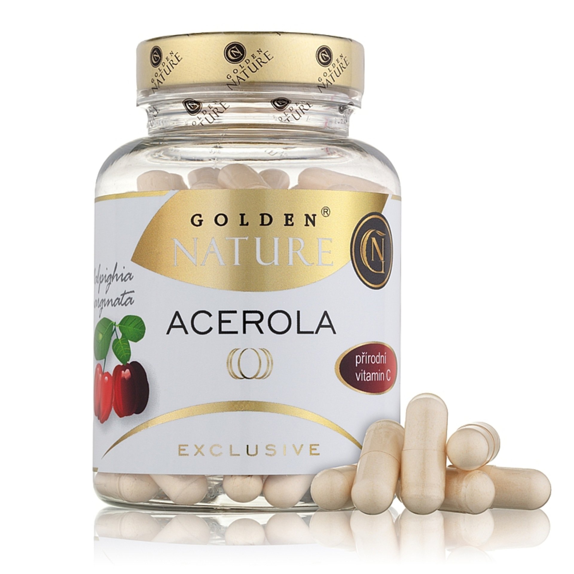E-shop Golden Nature Exclusive Acerola (prírodný vitamín C) 100 tabliet