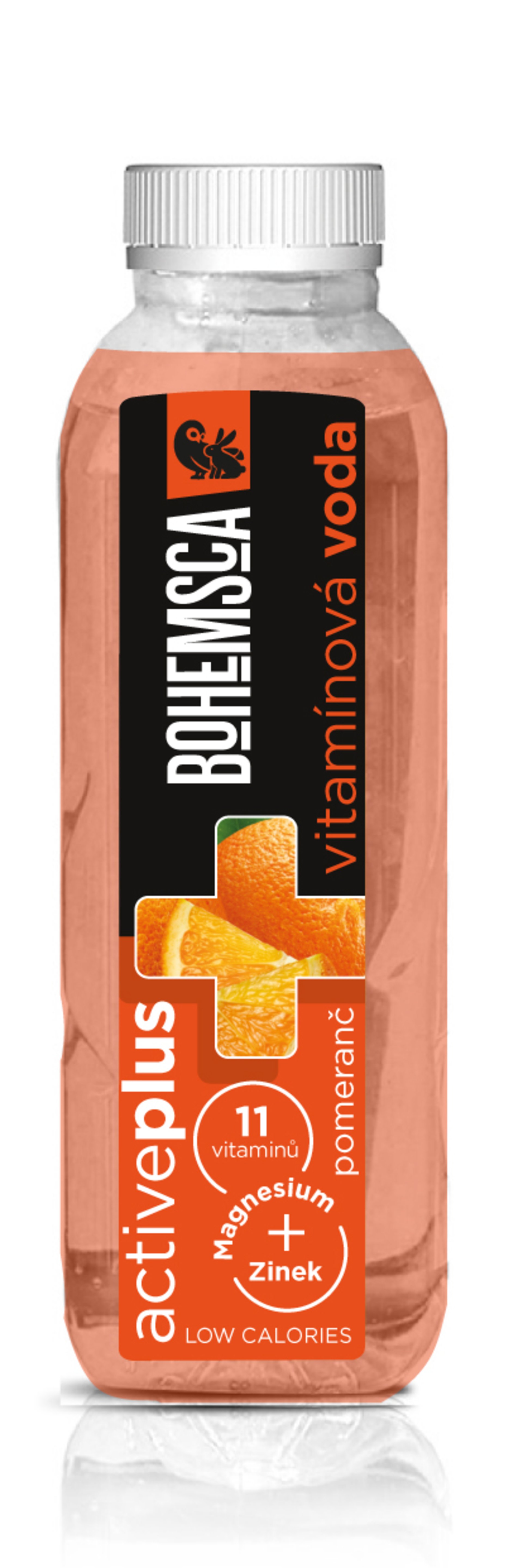 E-shop Bohemsca Active plus vitamínová voda pomaranč 390 ml