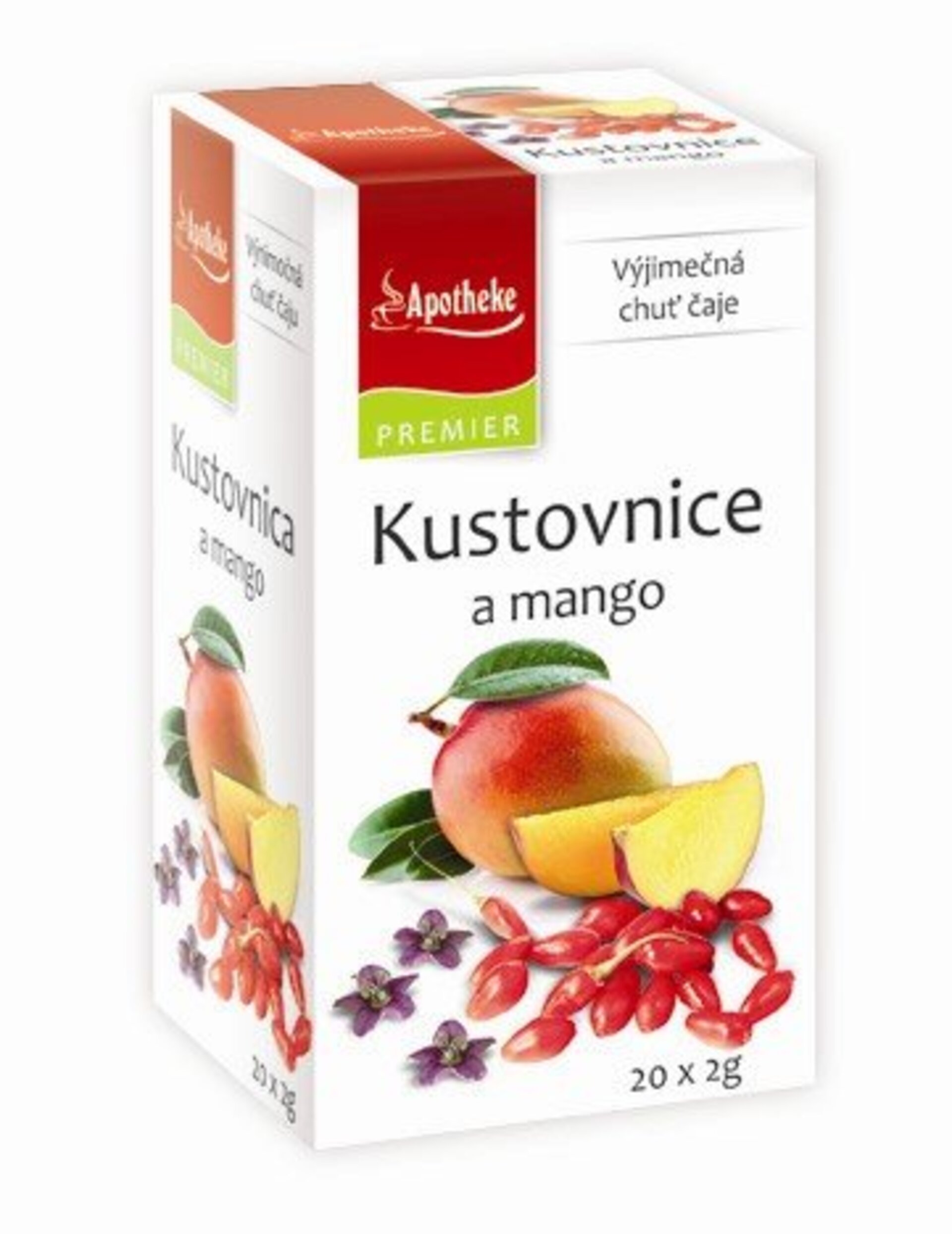 E-shop Apotheke Čaj Kustovnica a mango sáčkov