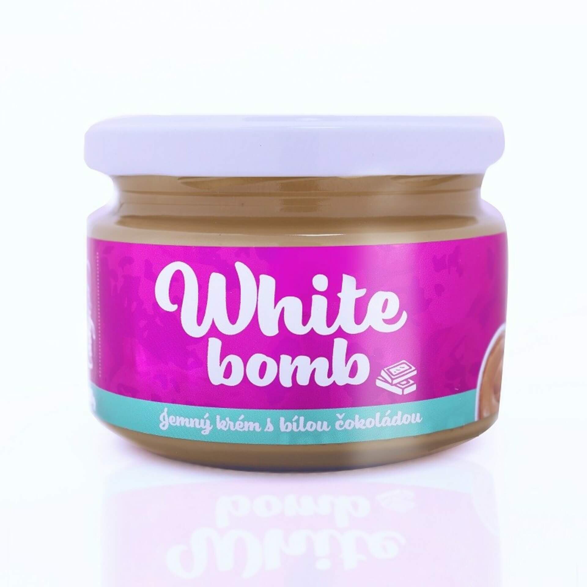 Ladylab WHITE BOMB arašidový krém s bielou čokoládou 250 g