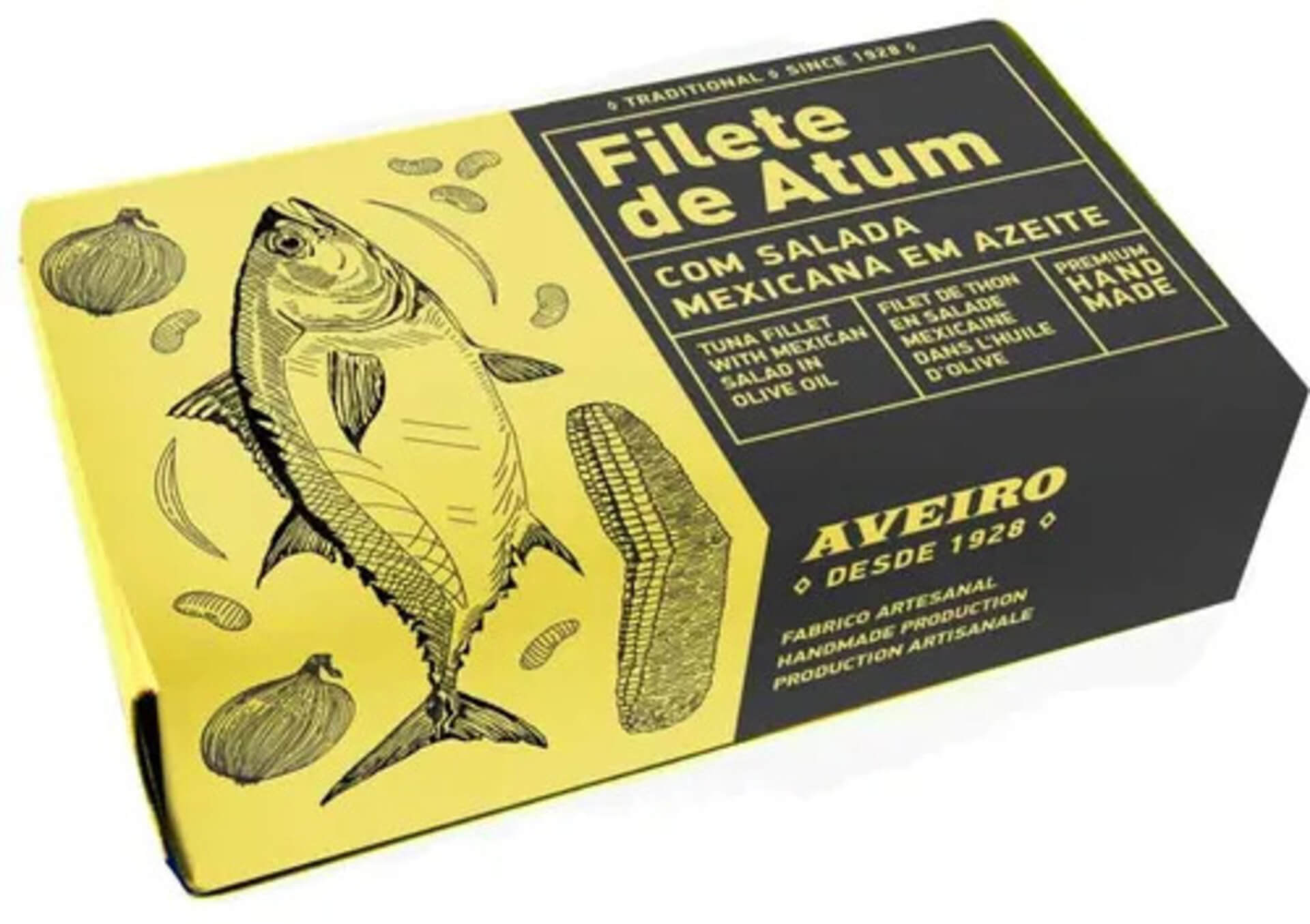 E-shop Aveiro Mexický šalát s filety z tuniaka v olivovom oleji 120 g