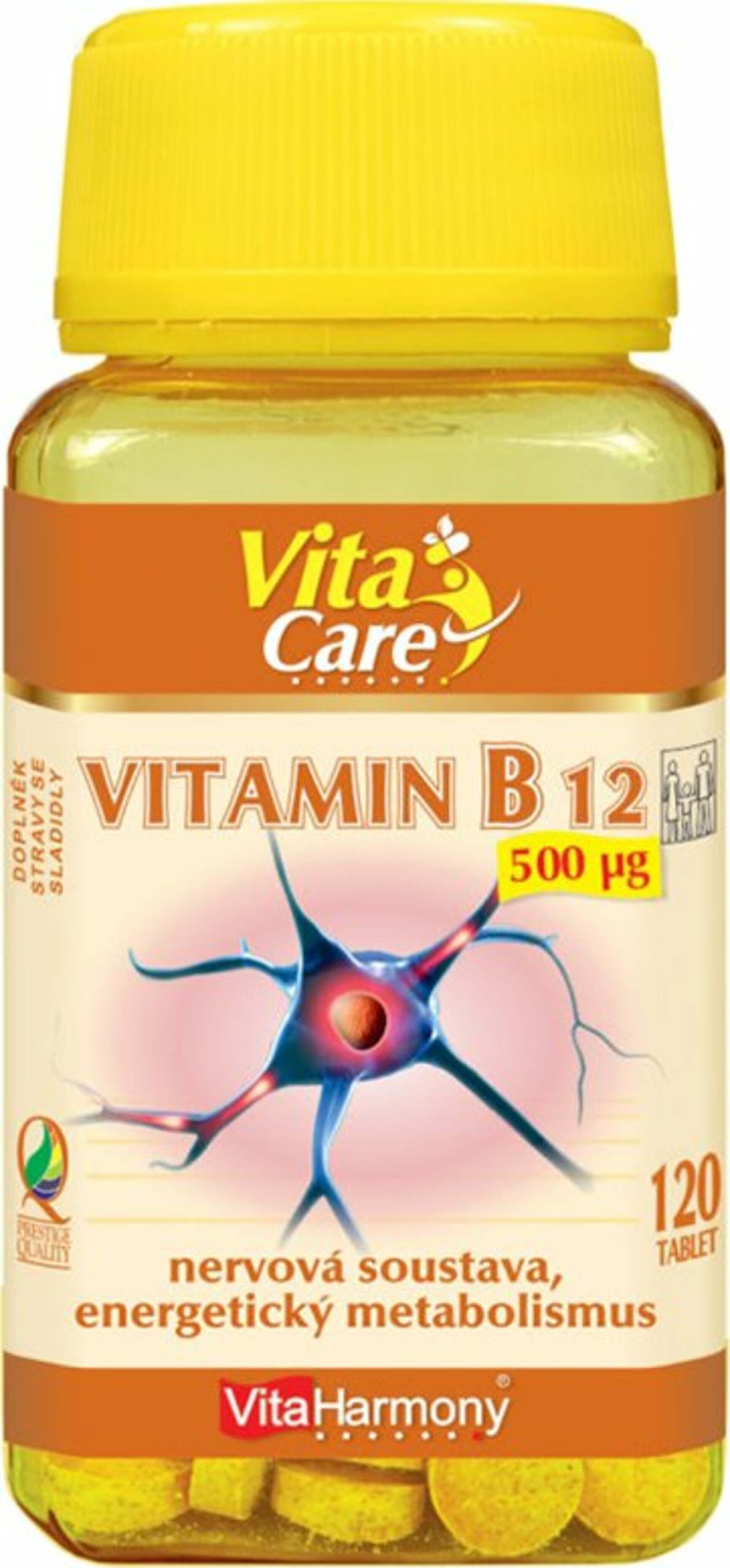 E-shop VitaHarmony Vitamín B12 120 tabliet