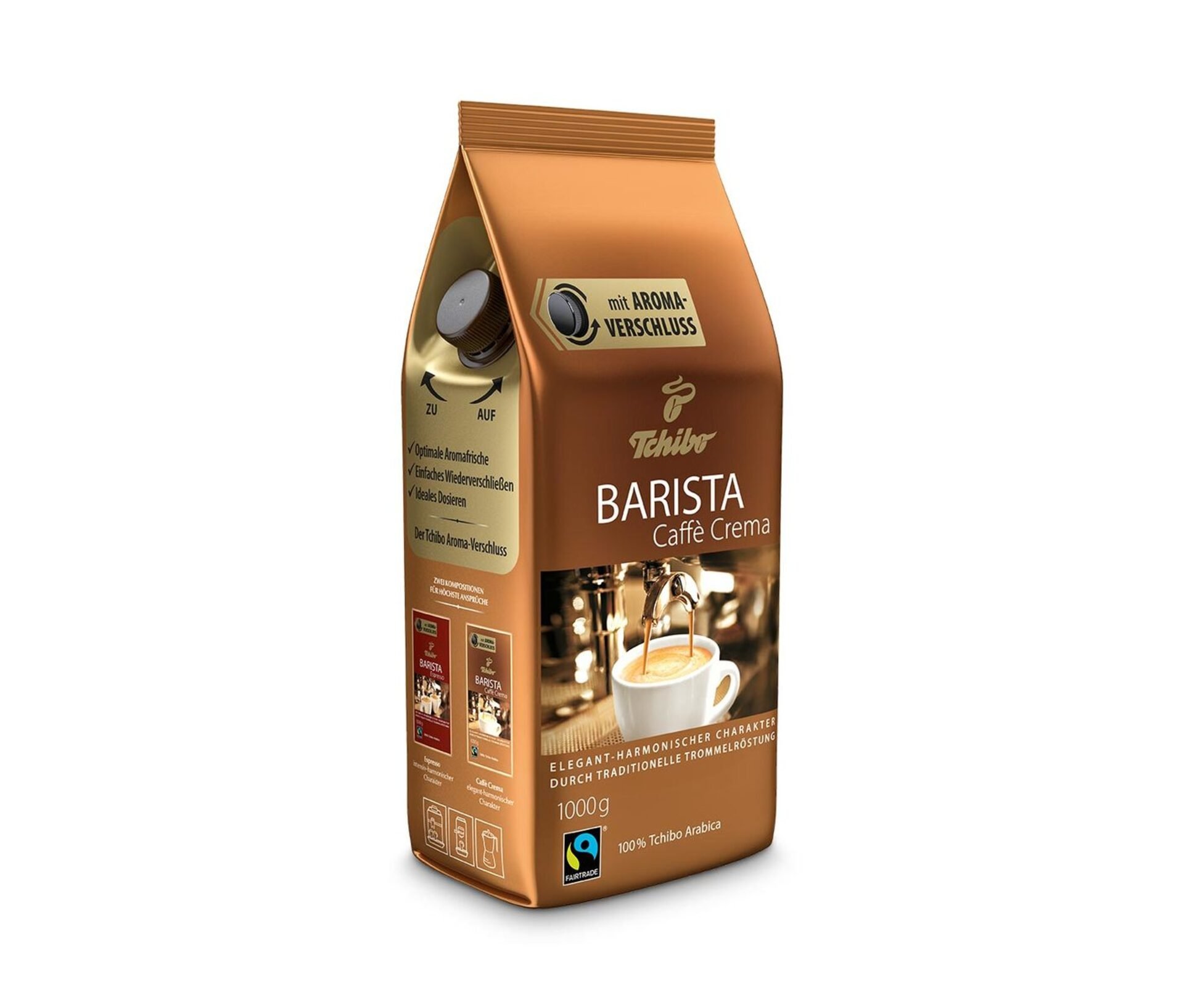 E-shop Tchibo Barista Caffe Crema zrnková káva 1 kg