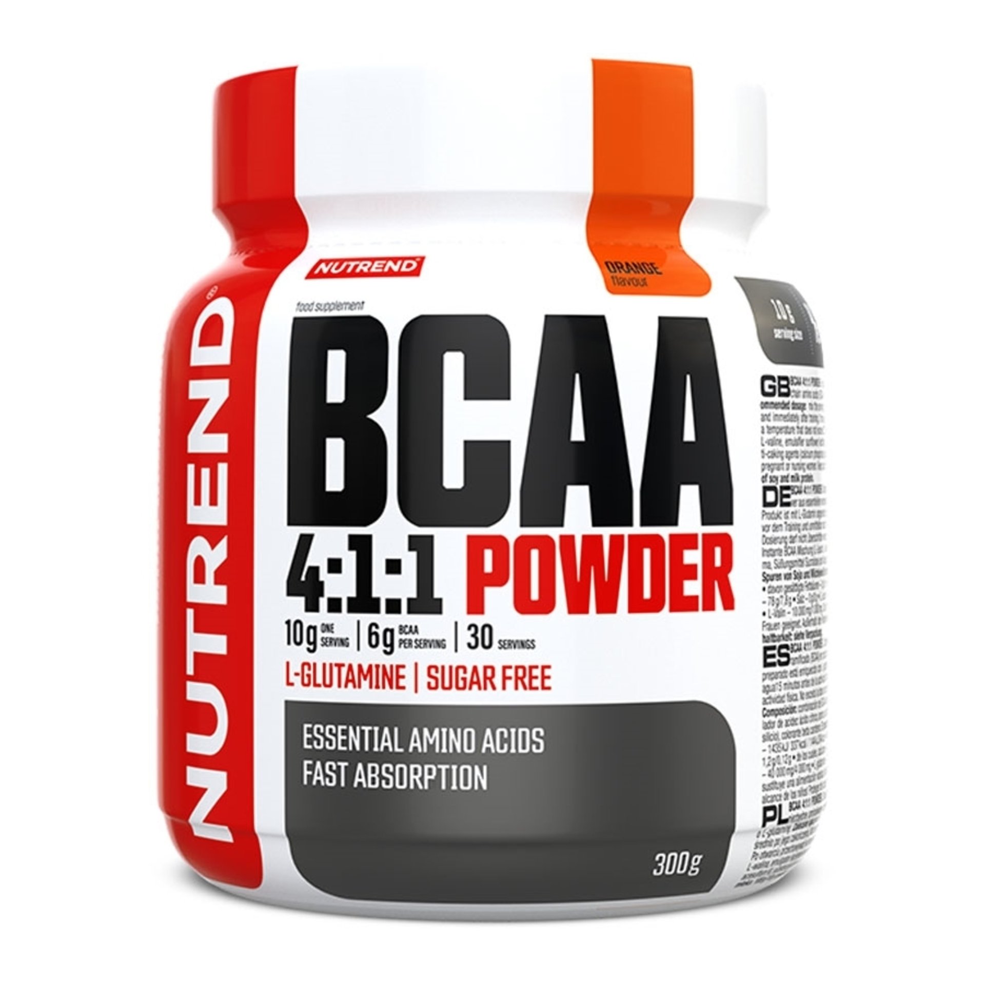 Nutrend BCAA 4:1:1 powder pomaranč 300 g