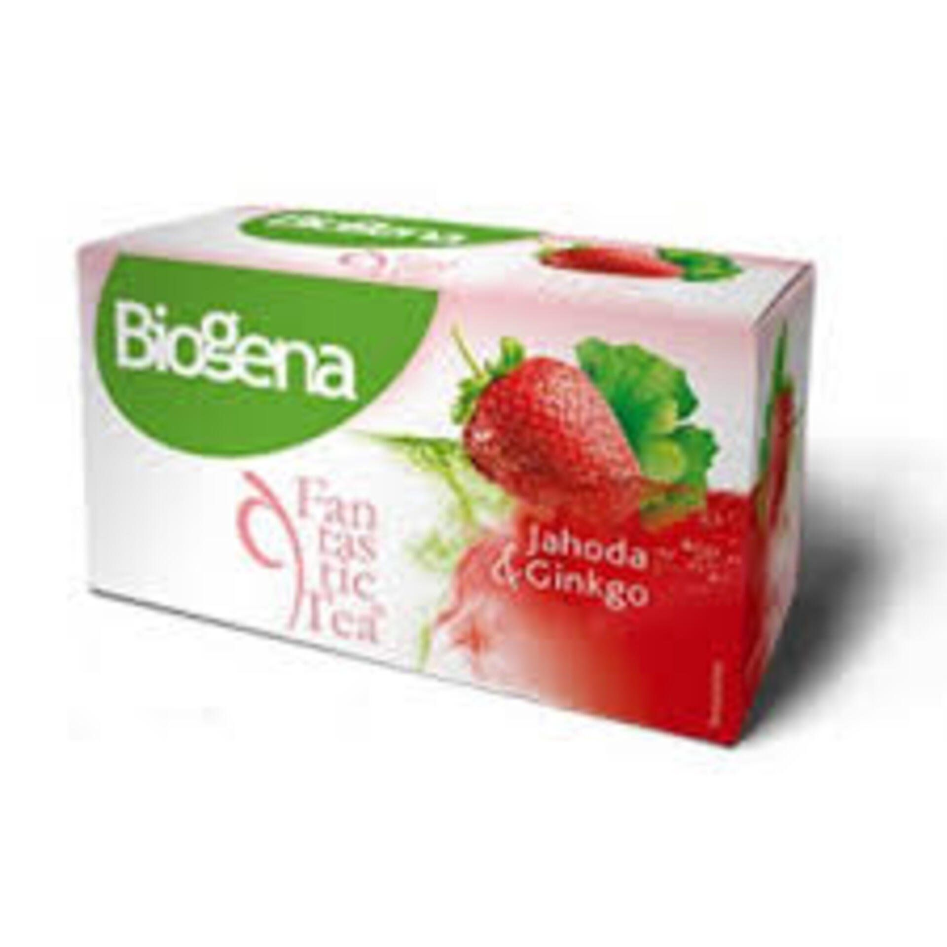 E-shop Biogena Fantastic Tea Jahoda &amp; Ginkgo 20 x 2,5 g