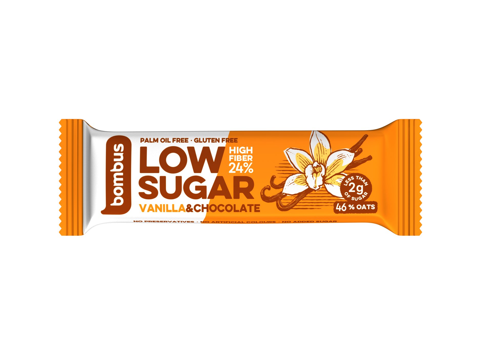 E-shop Bombus Tyčinka low sugar vanilka a čokoláda 40 g