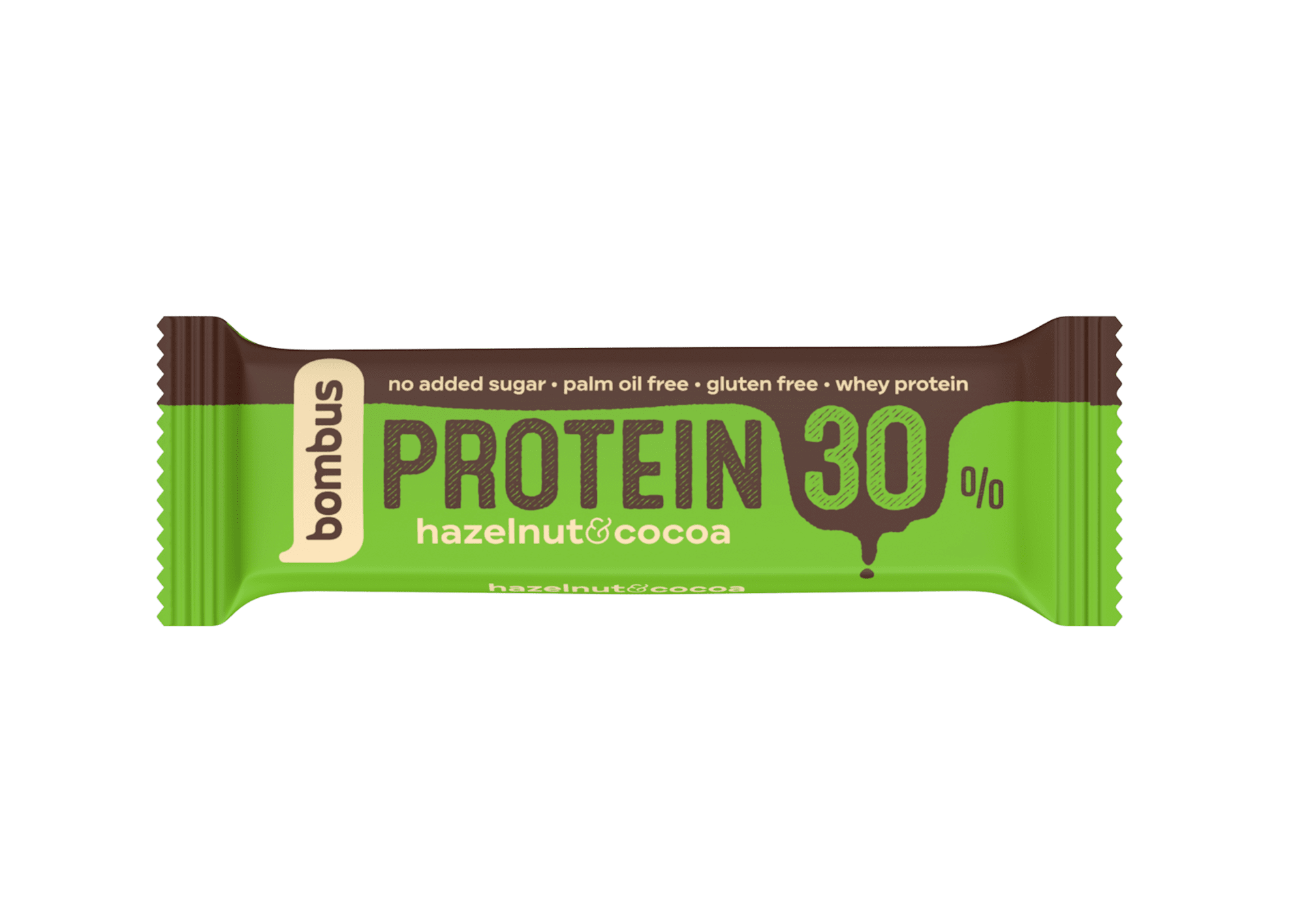 E-shop Bombus Tyčinka proteínová 30% lieskový orech a kakao 50 g