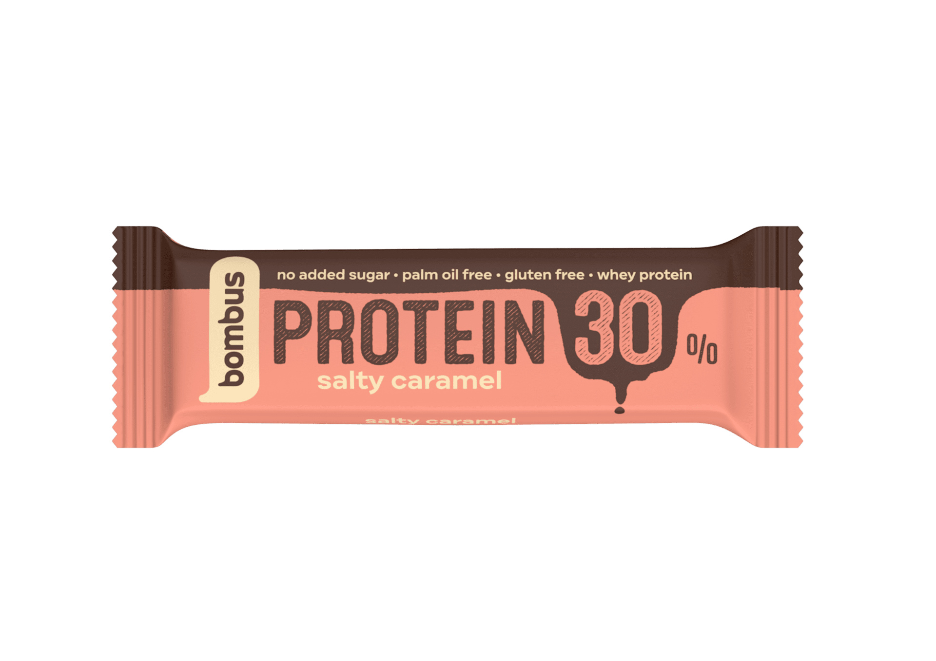 E-shop Bombus Tyčinka proteínová 30% slaný karamel 50 g
