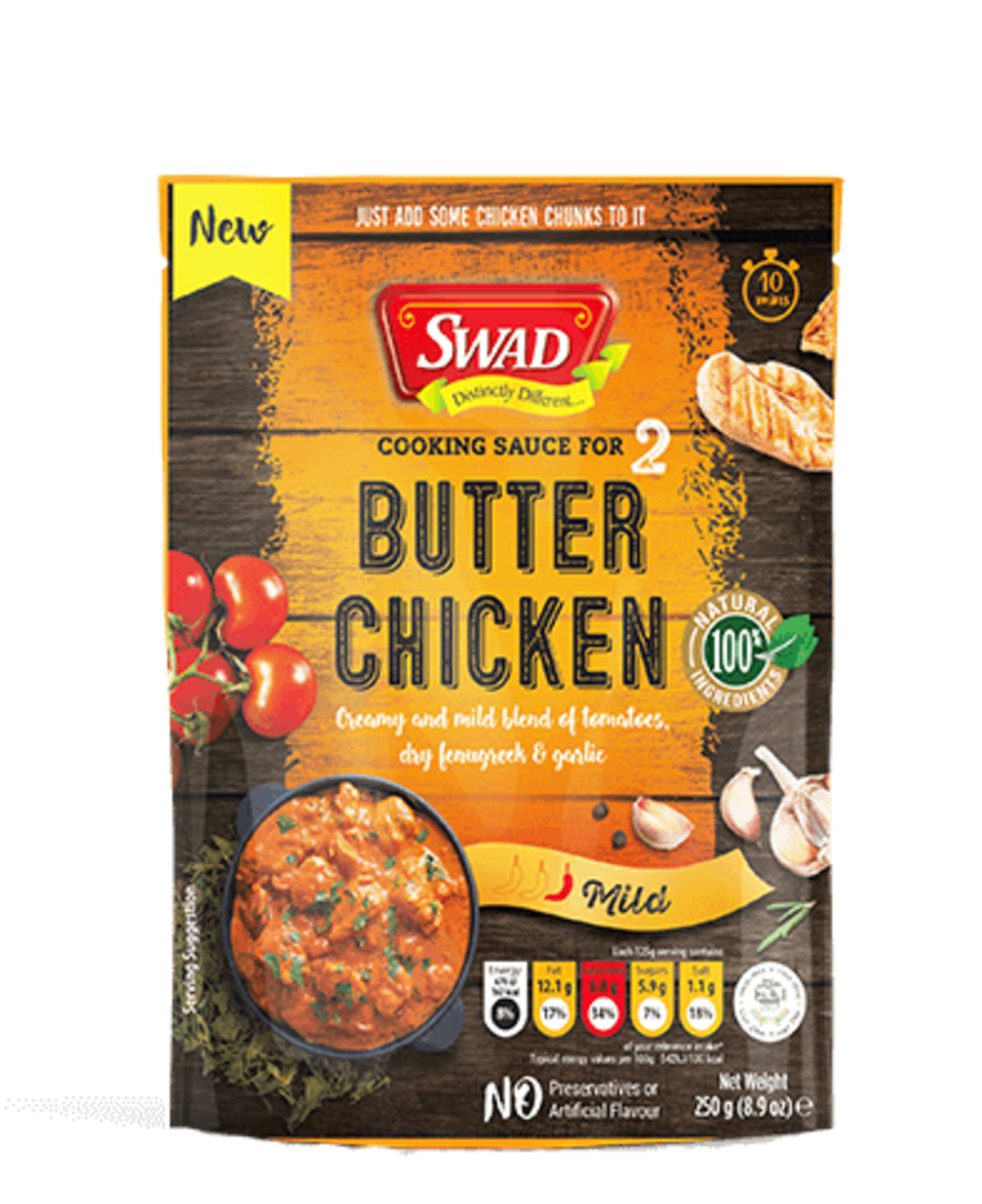 E-shop SWAD Butter Chicken hotová omáčka 250g