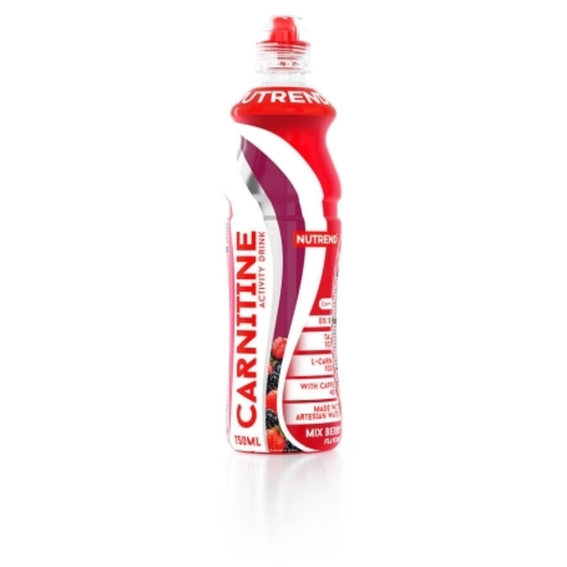 E-shop Nutrend Carnitine activity drink with caffeine 750 ml - mix berry
