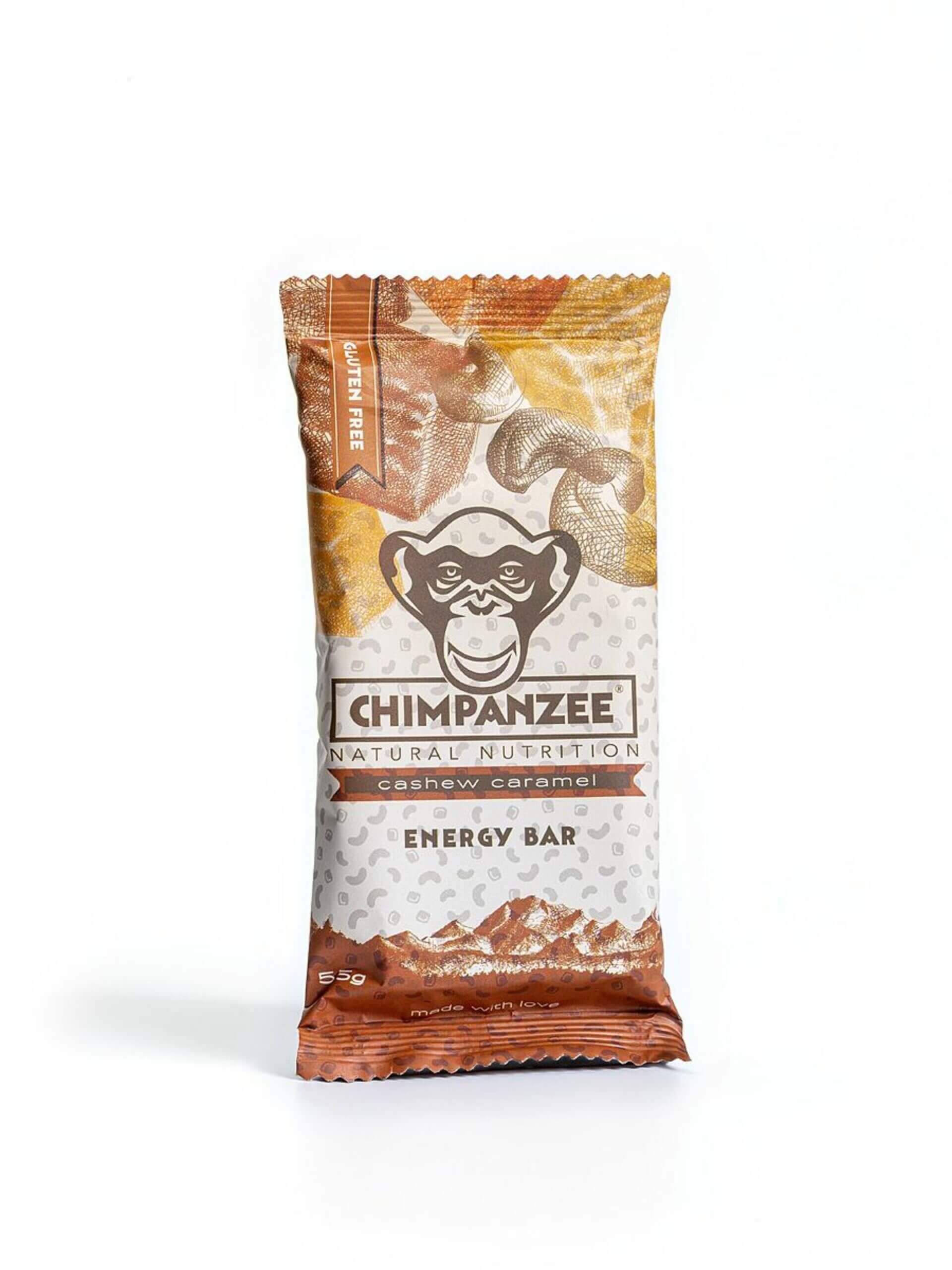 E-shop Chimpanzee Energy bar Kešu - Karamel 55 g