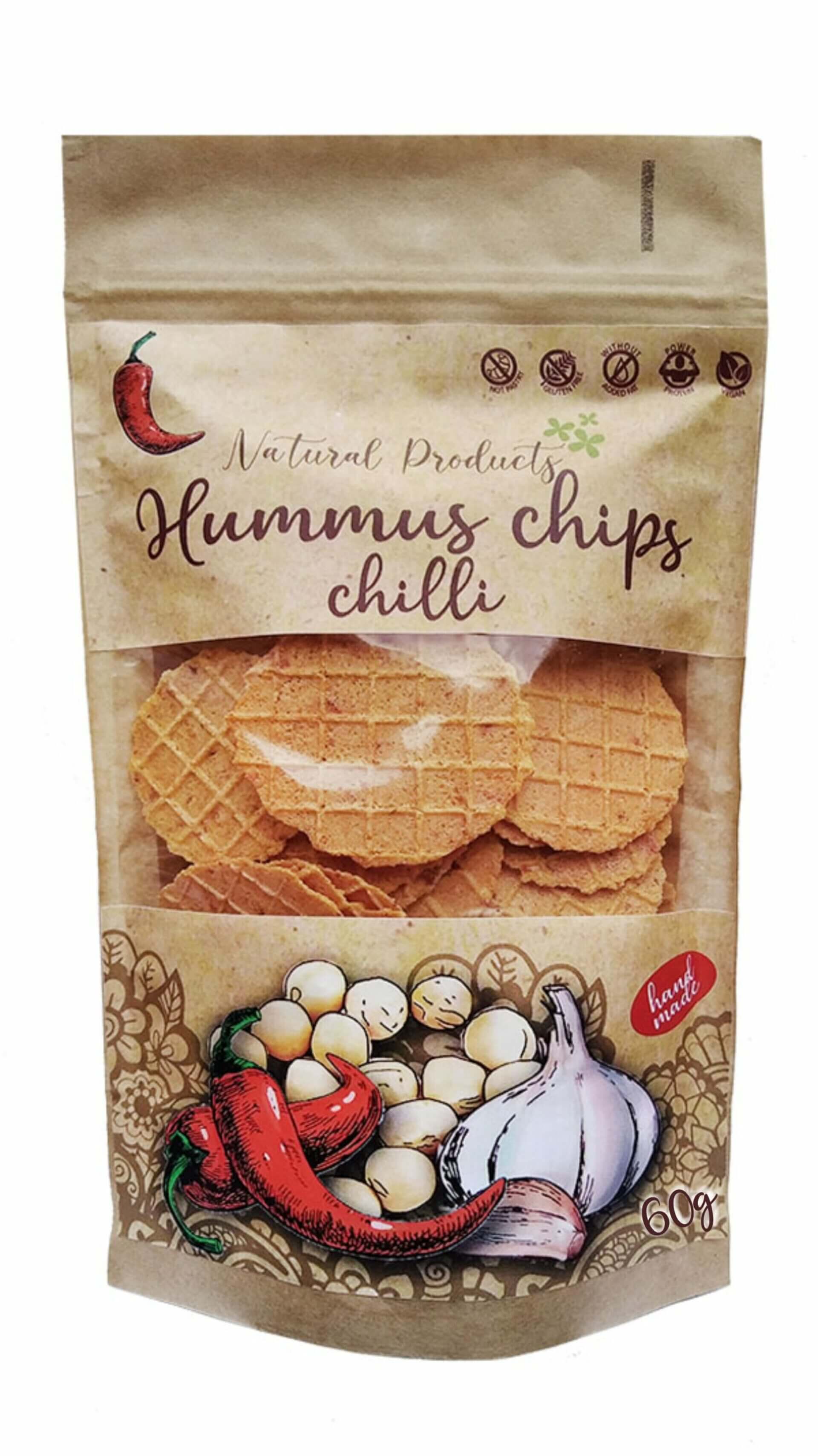 E-shop Natural Products Hummus chips chilli 100 g