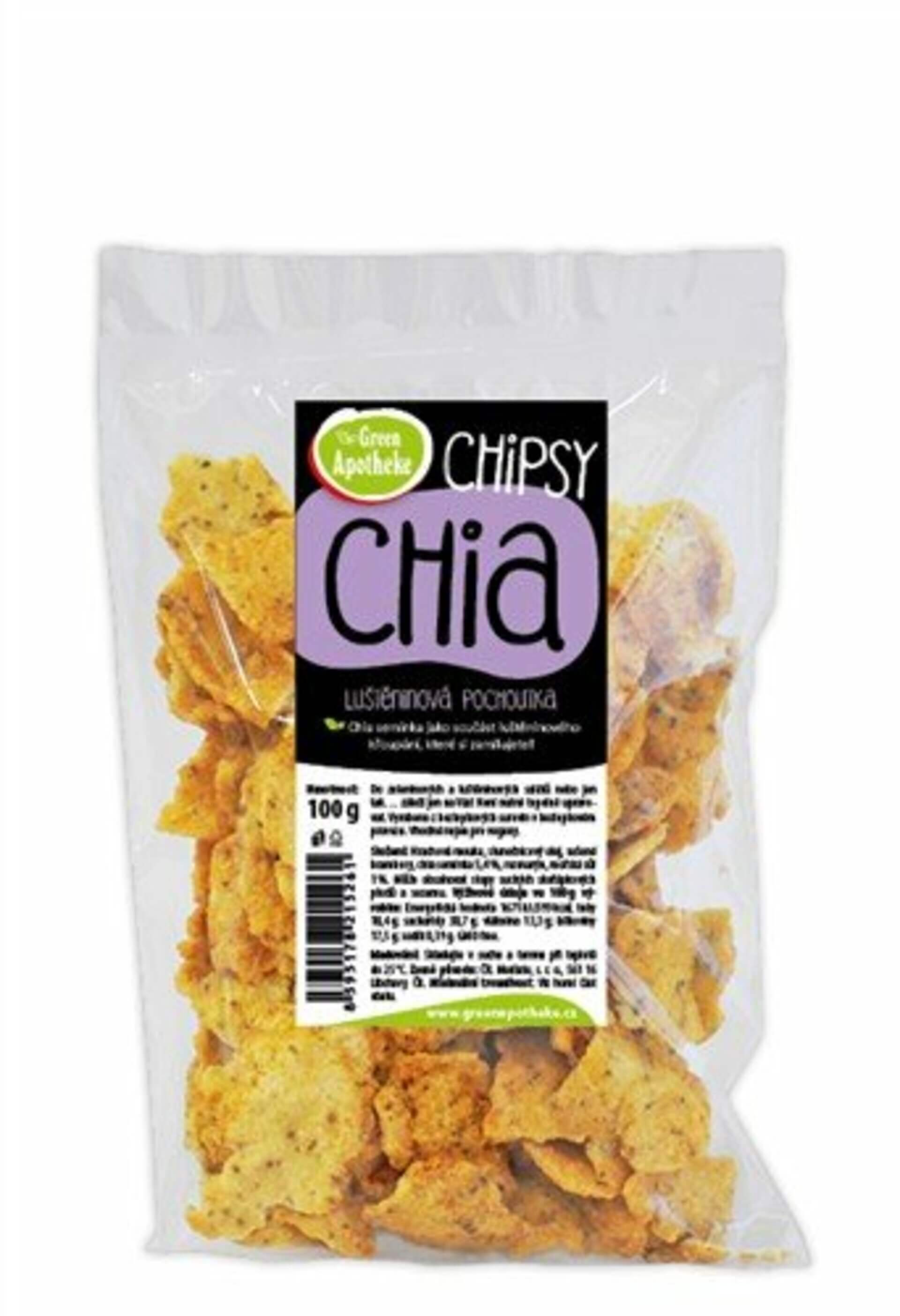 E-shop Green Apotheke Chipsy s chia a rozmarínom 100 g