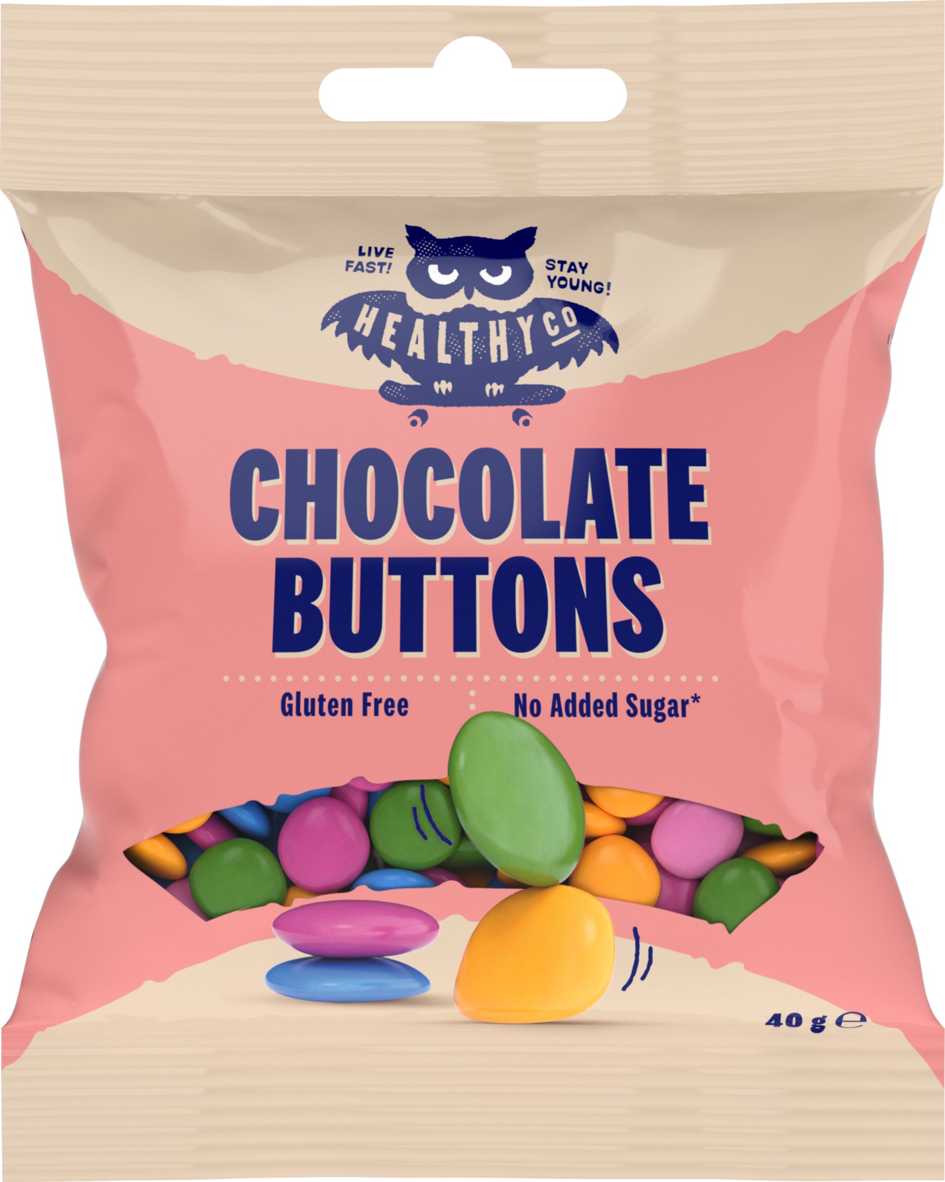 E-shop HealthyCo Chocolate buttons 40 g