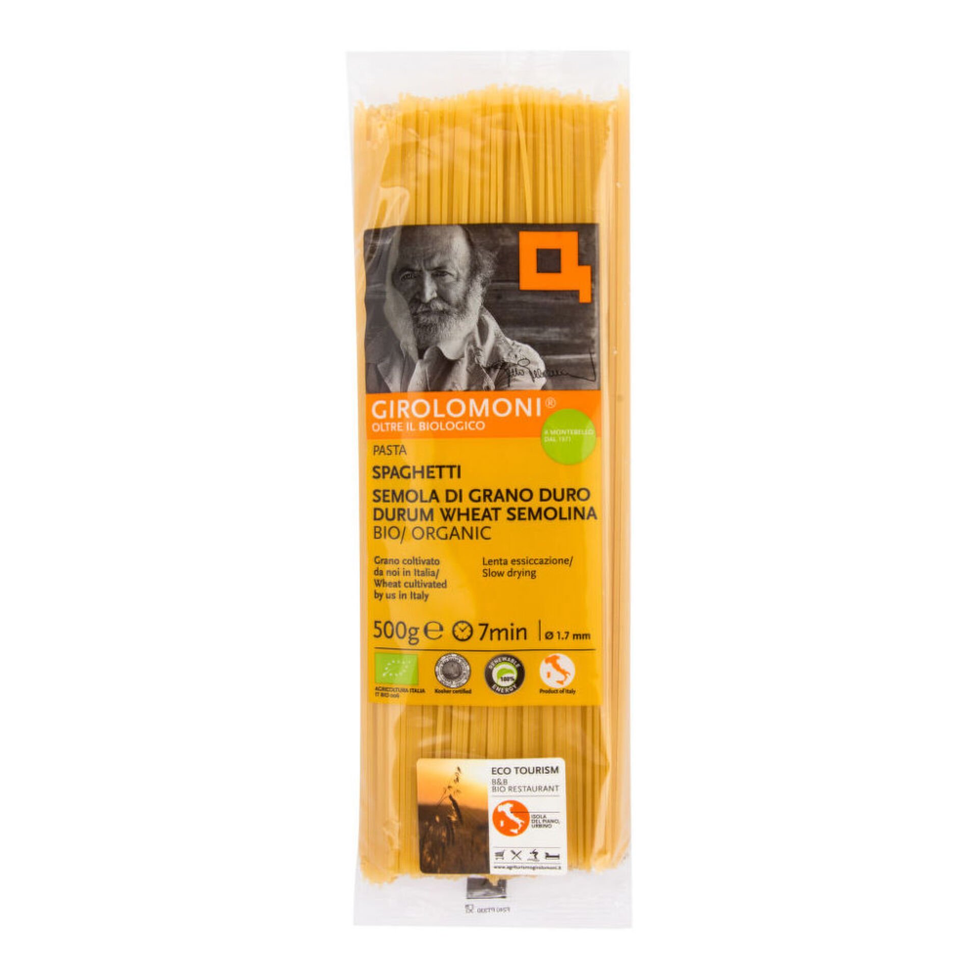 E-shop Girolomoni Cestoviny špagety semolinové 500 g BIO