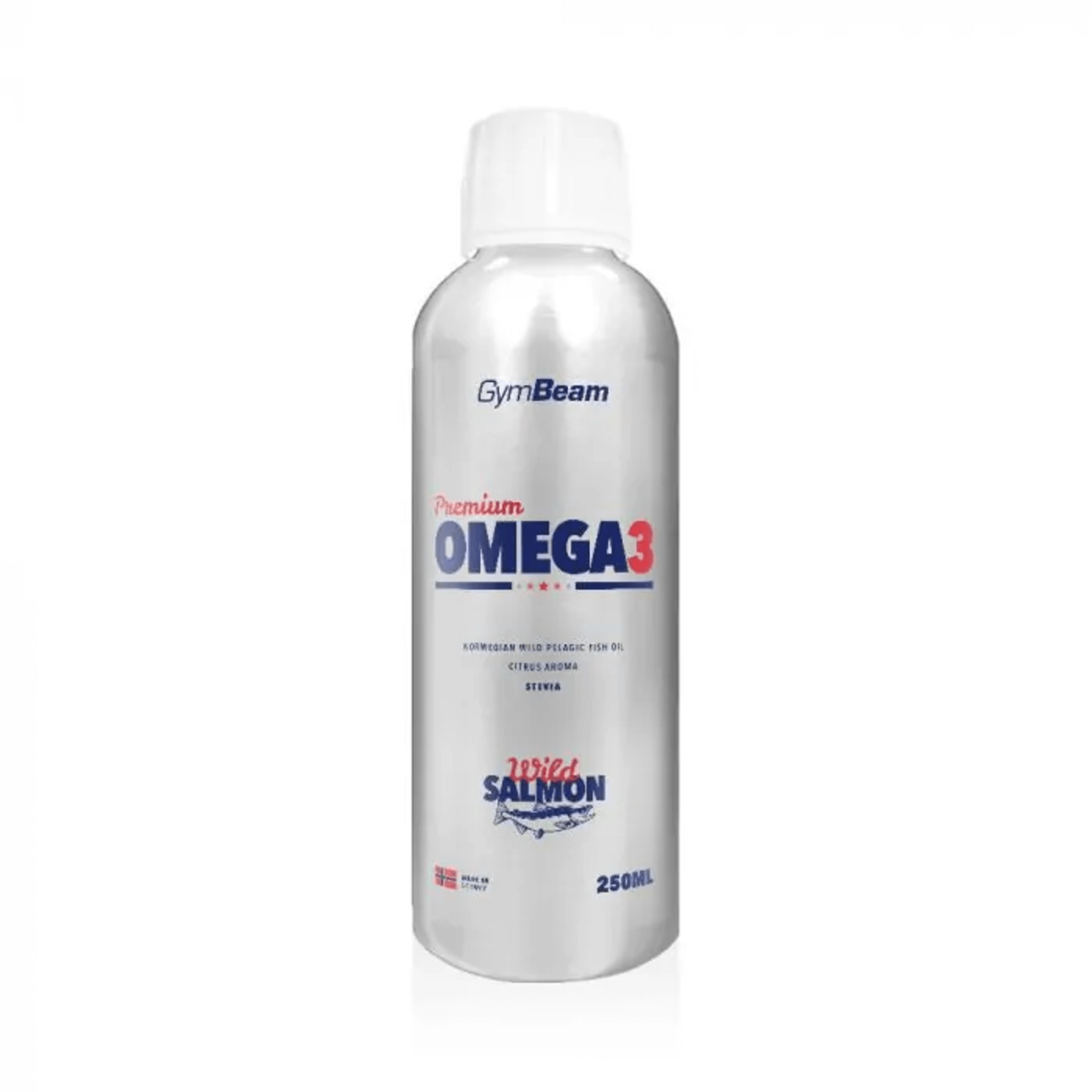 E-shop GymBeam Premium Omega 3 olej 250 ml