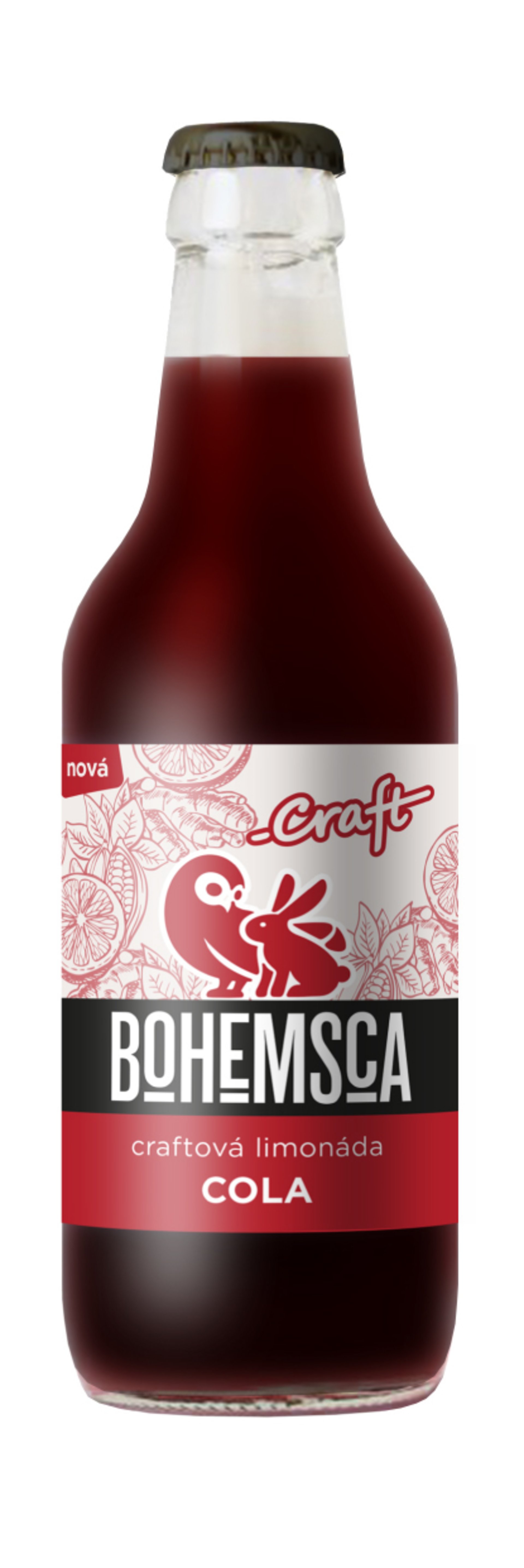 E-shop Bohemsca Craft limonáda Cola sklo 330 ml