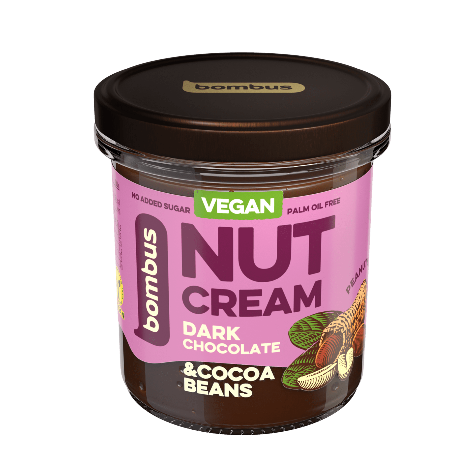 E-shop Bombus Nuts Energy Dark Chocolate & Cocoa Beans 300 g