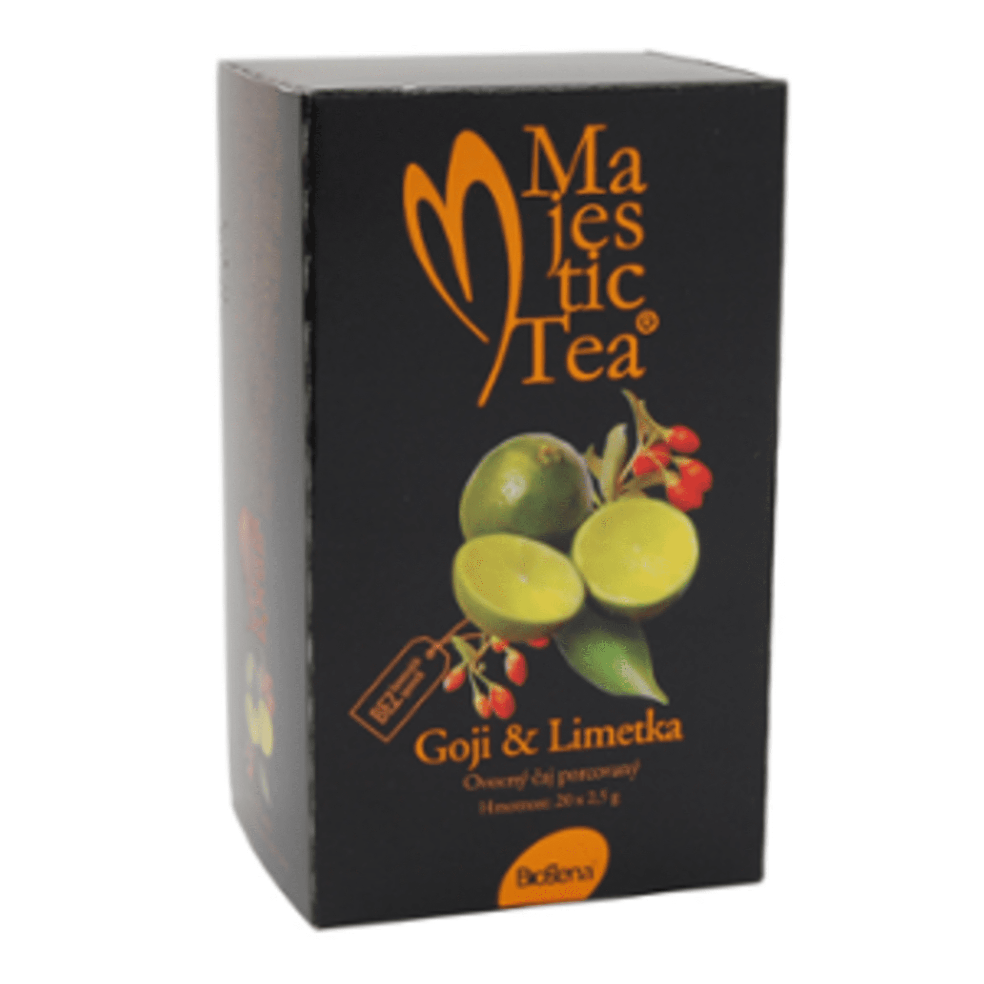 Ovocnak  - Biogena Majestic Tea Goji & Limetka ovocno-bylinná zmes 20x2,5 g (50 g)