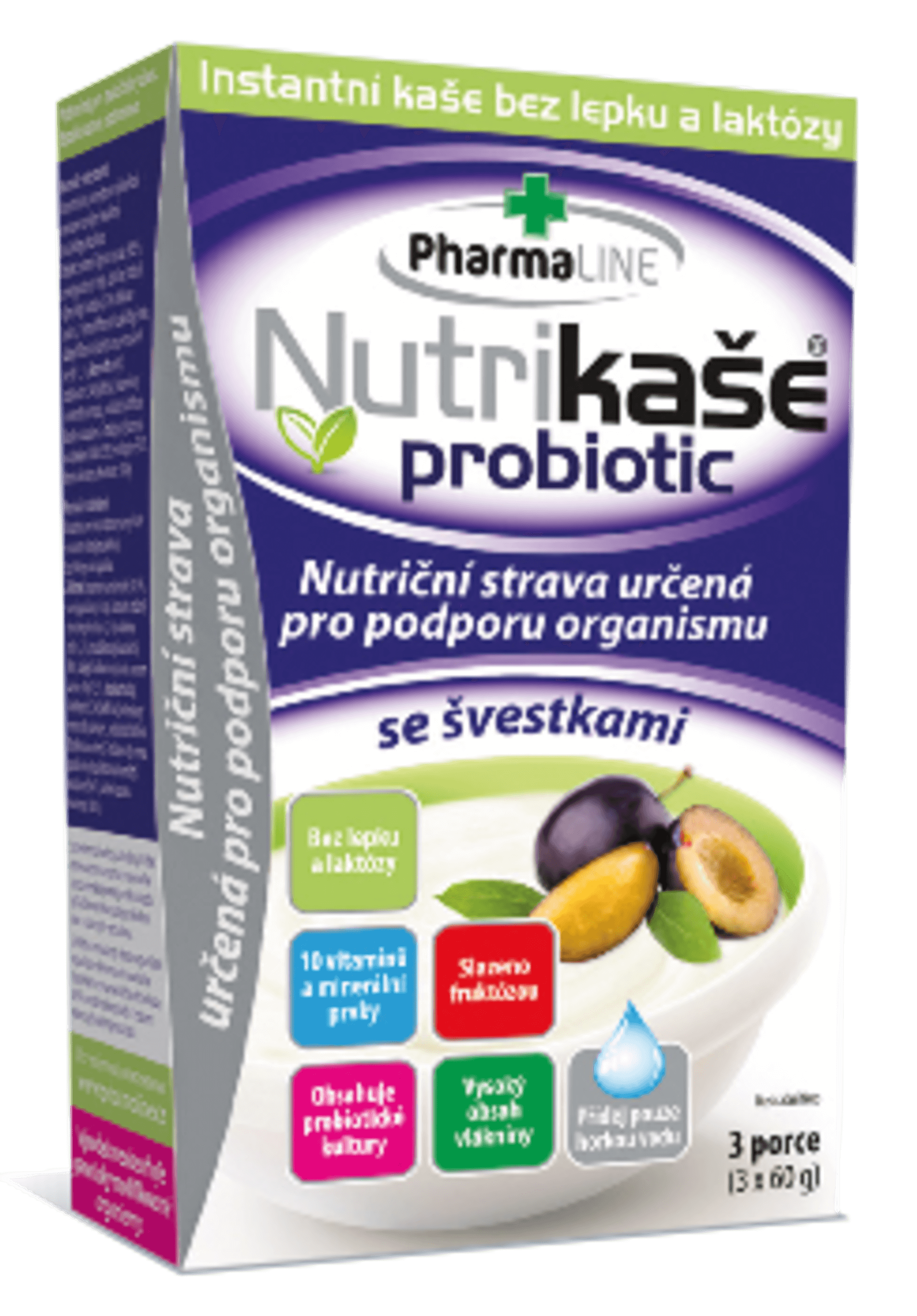 E-shop Mogador Nutrikaše Probiotic so slivkami 180 g