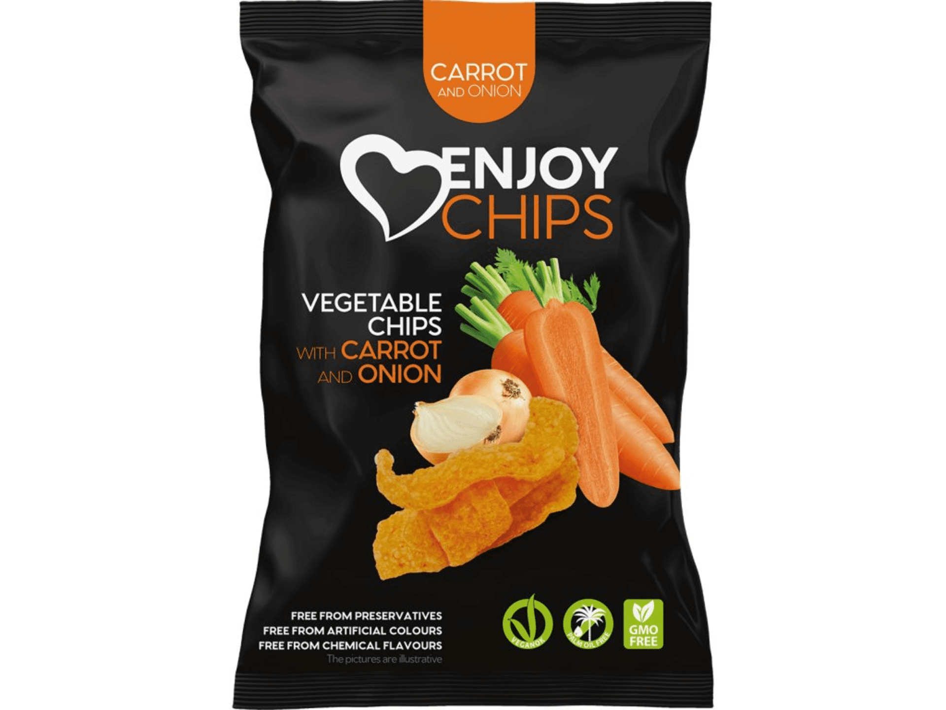 E-shop Enjoy chips Vyprážaná mrkva 40 g