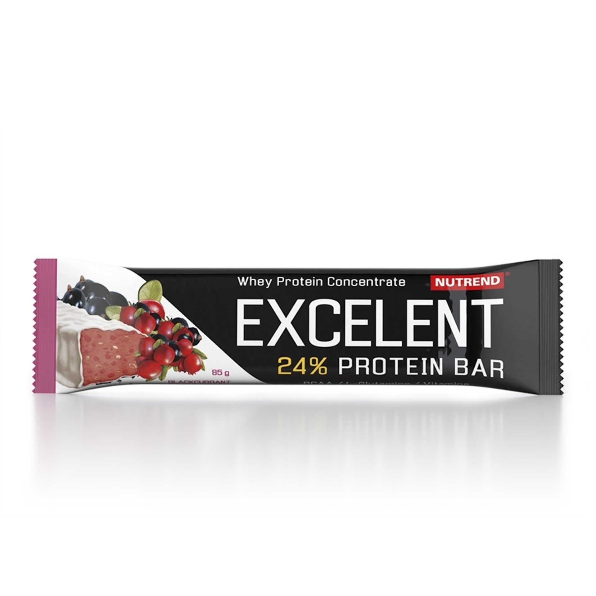 E-shop Nutrend Excelent Protein Bar 85 g - čierna ríbezla/brusinka